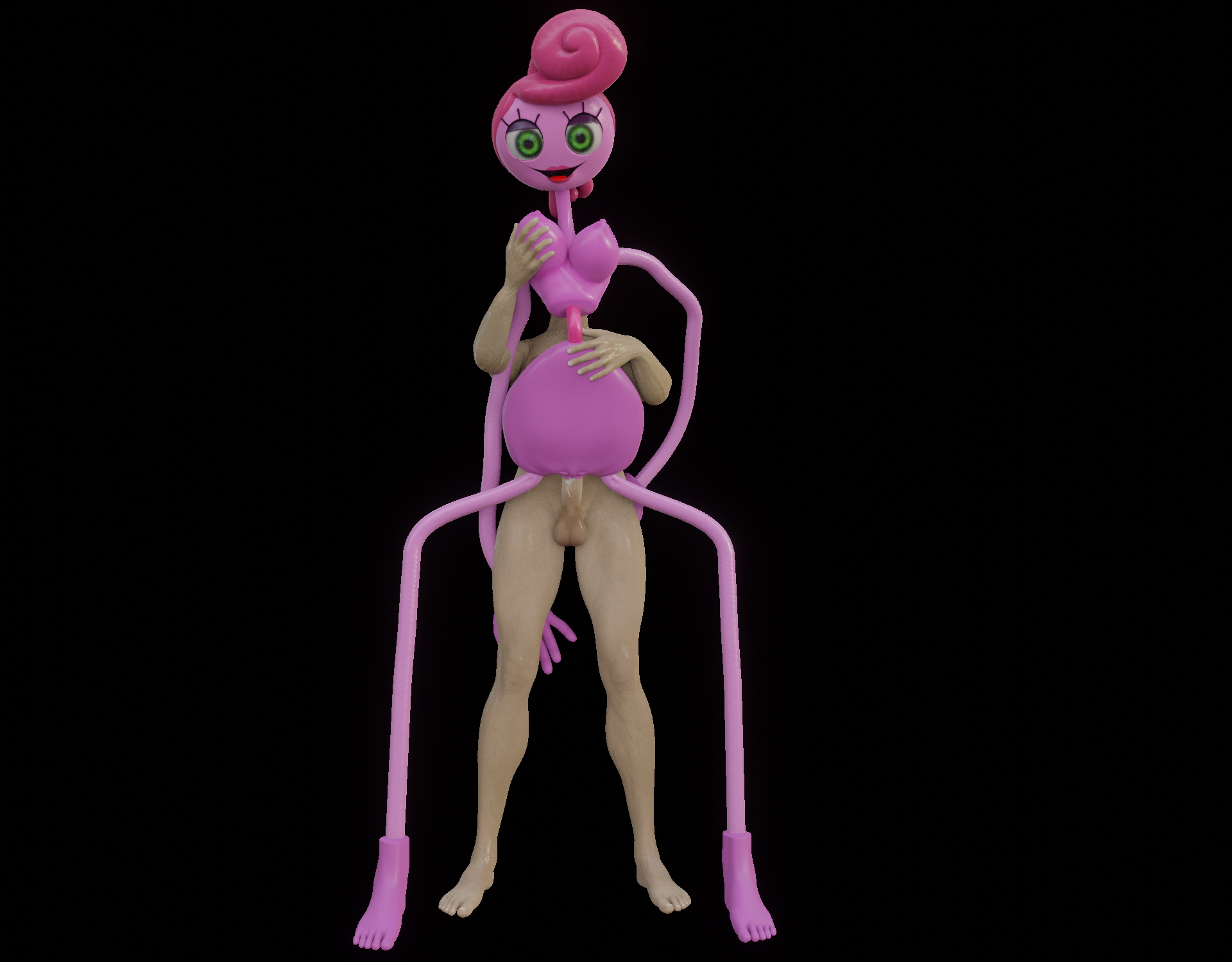 MommyLongLeg got cummed Mommy Long Legs Mommylonglegs Poppy Playtime Model Cum Cum Inside Nsfw Custom Model 2