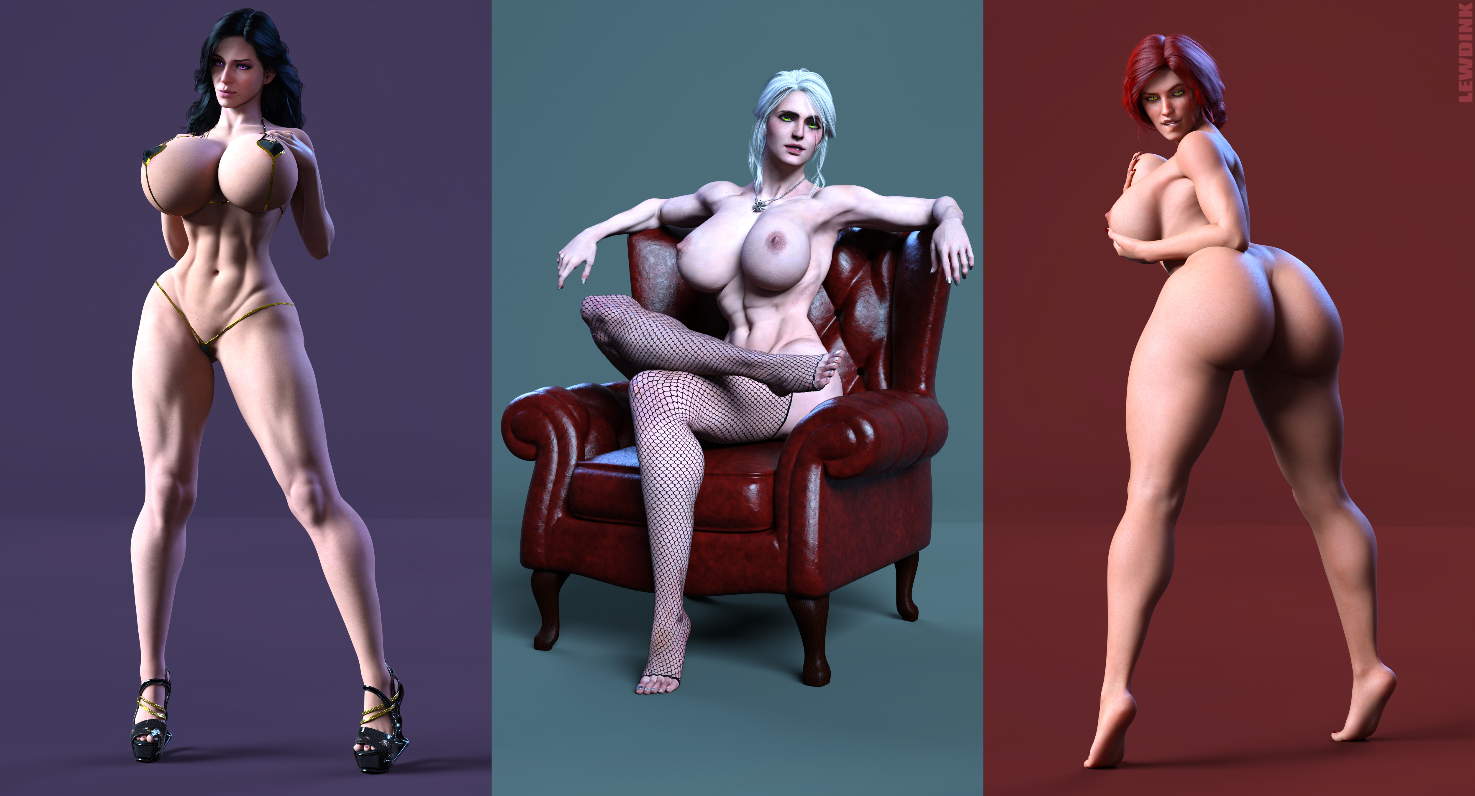The Witcher - Yen  Ciri and Triss The Witcher Ciri (The Witcher) Cirilla Of Cintra Yennefer di Vengerberg Yennefer (witcher) Yennefer Vengerberg Triss Merigold Triss Muscular Girl 3d Porn 3d Girl 3dnsfw 3dxgirls Abs Brunette Tattoo Tattoos Sexy Hot Bimbo Warrior Green Eyes White Hair Red head Sexy Redhead Red Hair Scar Huge Boobs Huge Ass Huge Tits Muscles Musclegirl Pinup