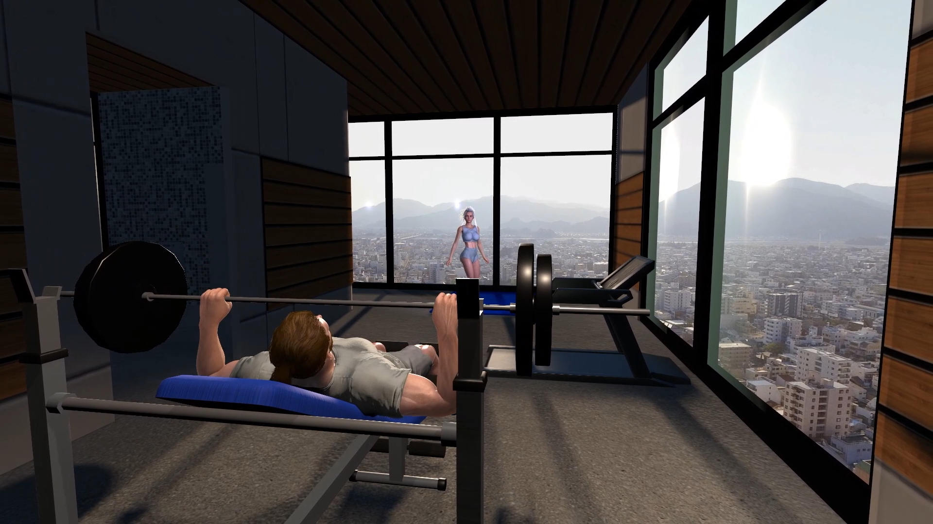 Work in progress  Futa Futanari 3d Porn 3dnsfw Sexy Gym Futa On Male Sport Fitness