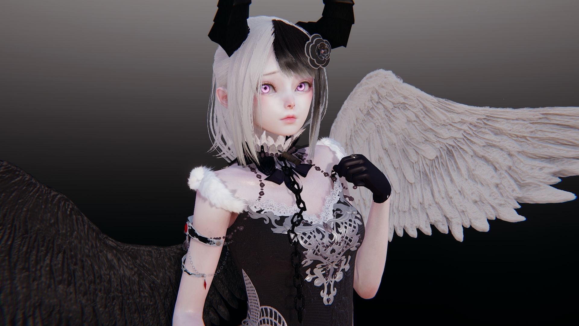 Honey Select 2 Honey Select 2 Aigirl 3d Porn Sexy Character Teen Adorable Succubus Horns Small Tits Small Ass Young Panties Fishnet Stockings 2