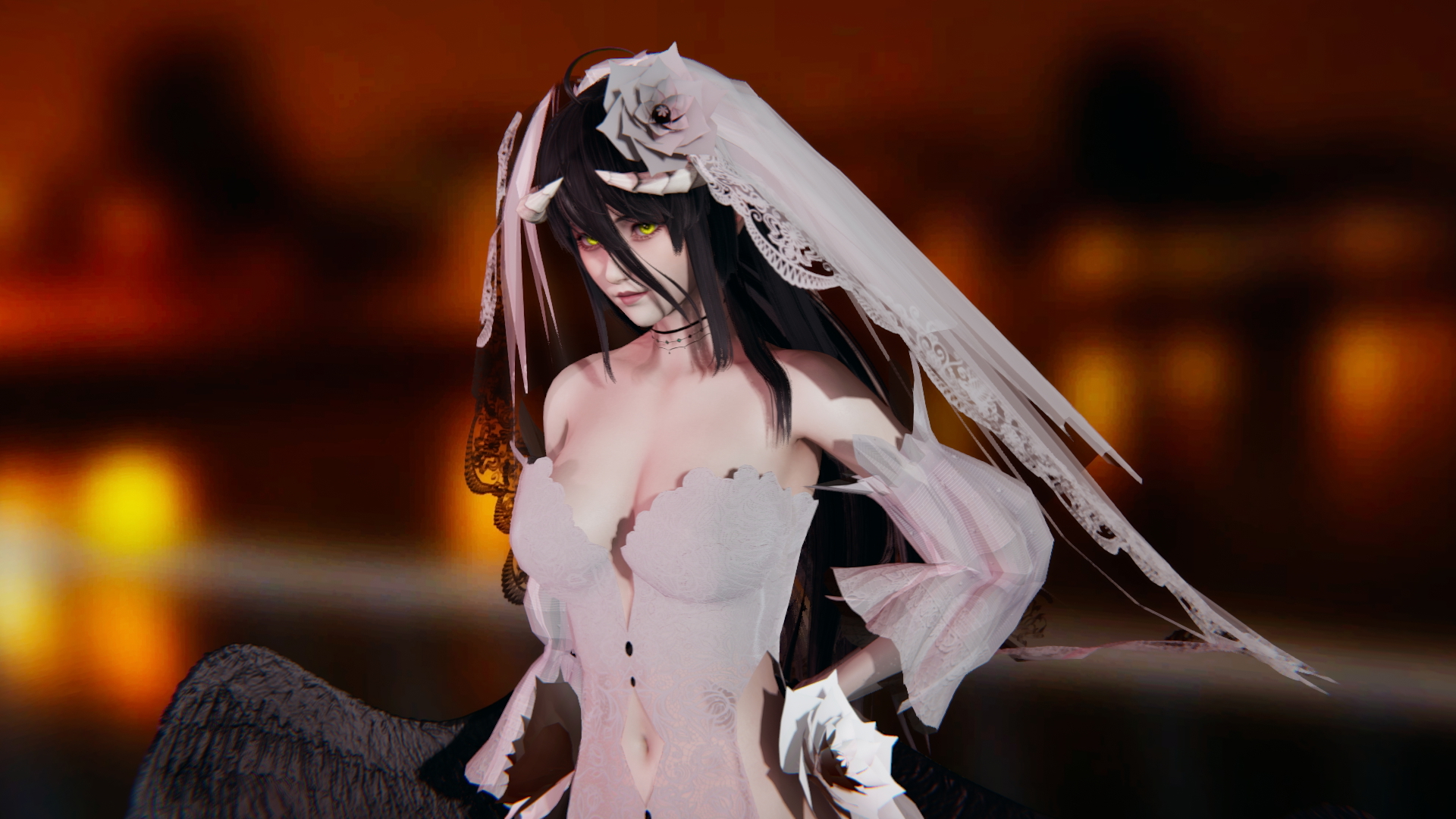 Honey Select 2 Honey Select 2 Albedo 3d Girl Sexy Horns Succubus Sfw 6