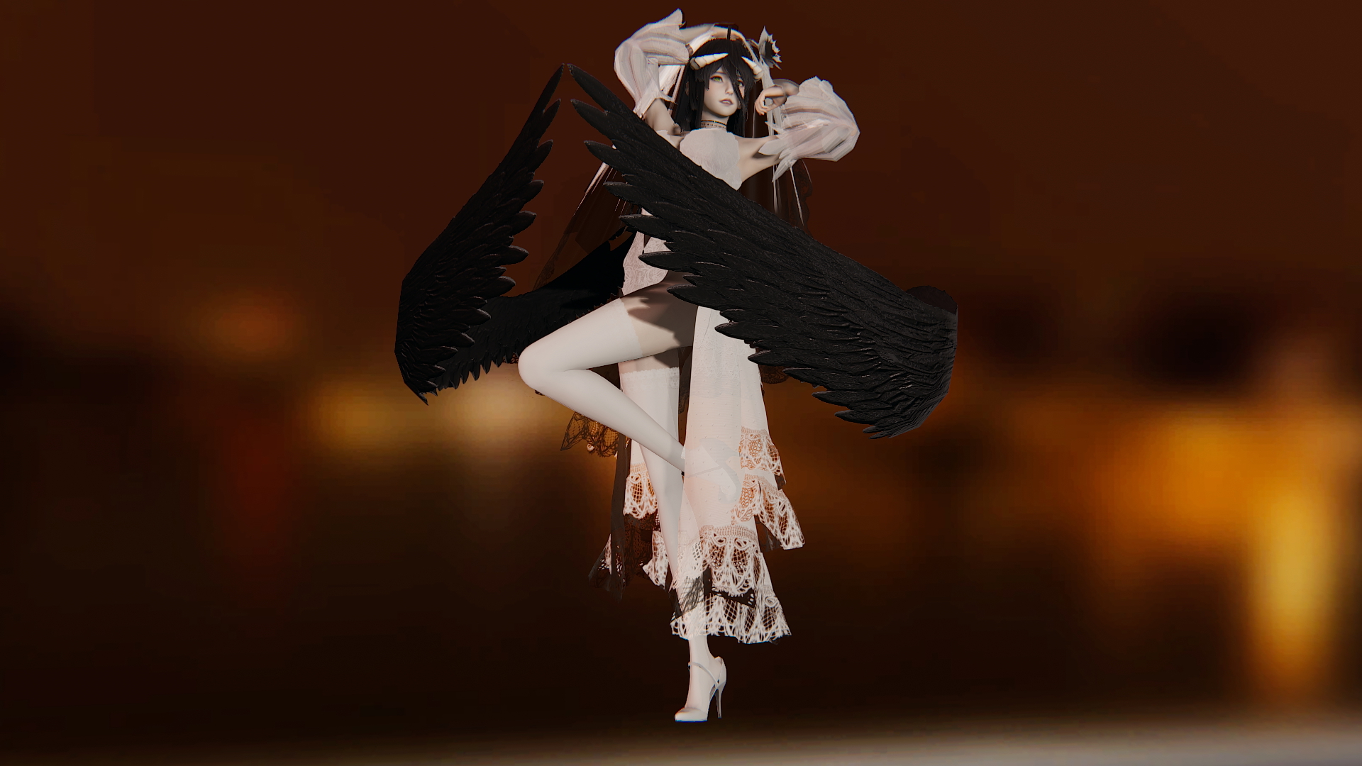 Honey Select 2 Honey Select 2 Albedo 3d Girl Sexy Horns Succubus Sfw 7