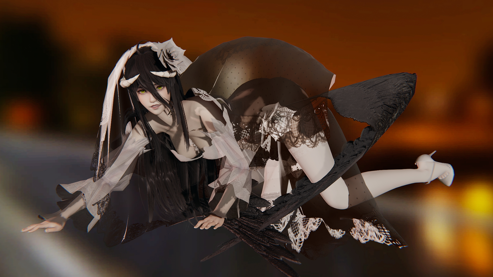 Honey Select 2 Honey Select 2 Albedo 3d Girl Sexy Horns Succubus Sfw 8