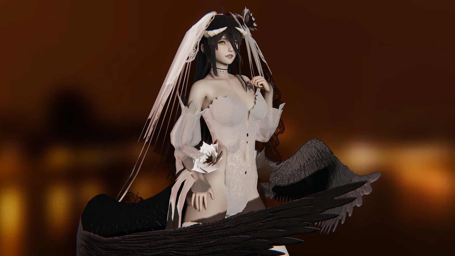 Honey Select 2 Honey Select 2 Albedo 3d Girl Sexy Horns Succubus Sfw 14