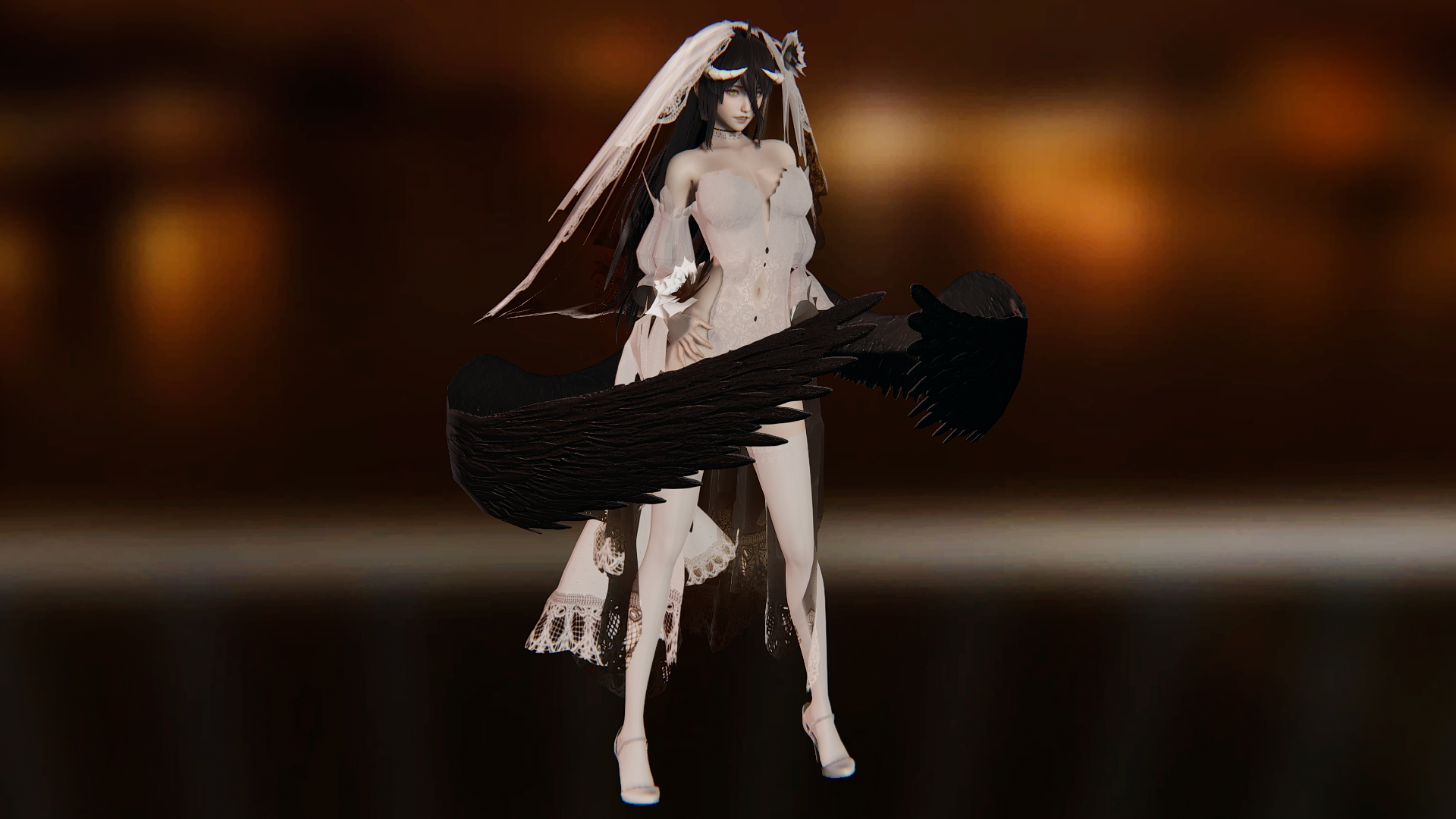 Honey Select 2 Honey Select 2 Albedo 3d Girl Sexy Horns Succubus Sfw 16