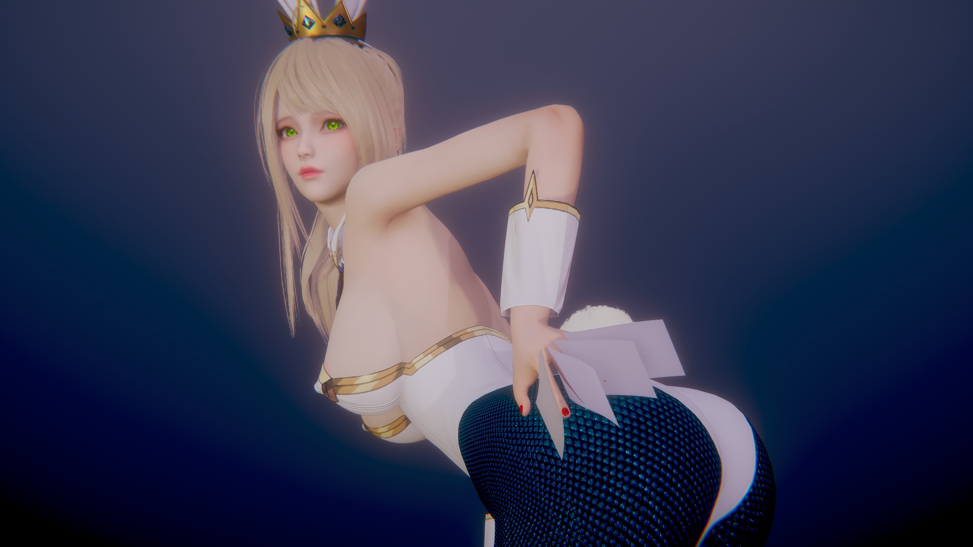 Honey Select 2 Honey Select 2 3d Girl Bunny Sexy Aigirl Big Tits Big Breasts Outfit Long Legs Animal Ears Sfw