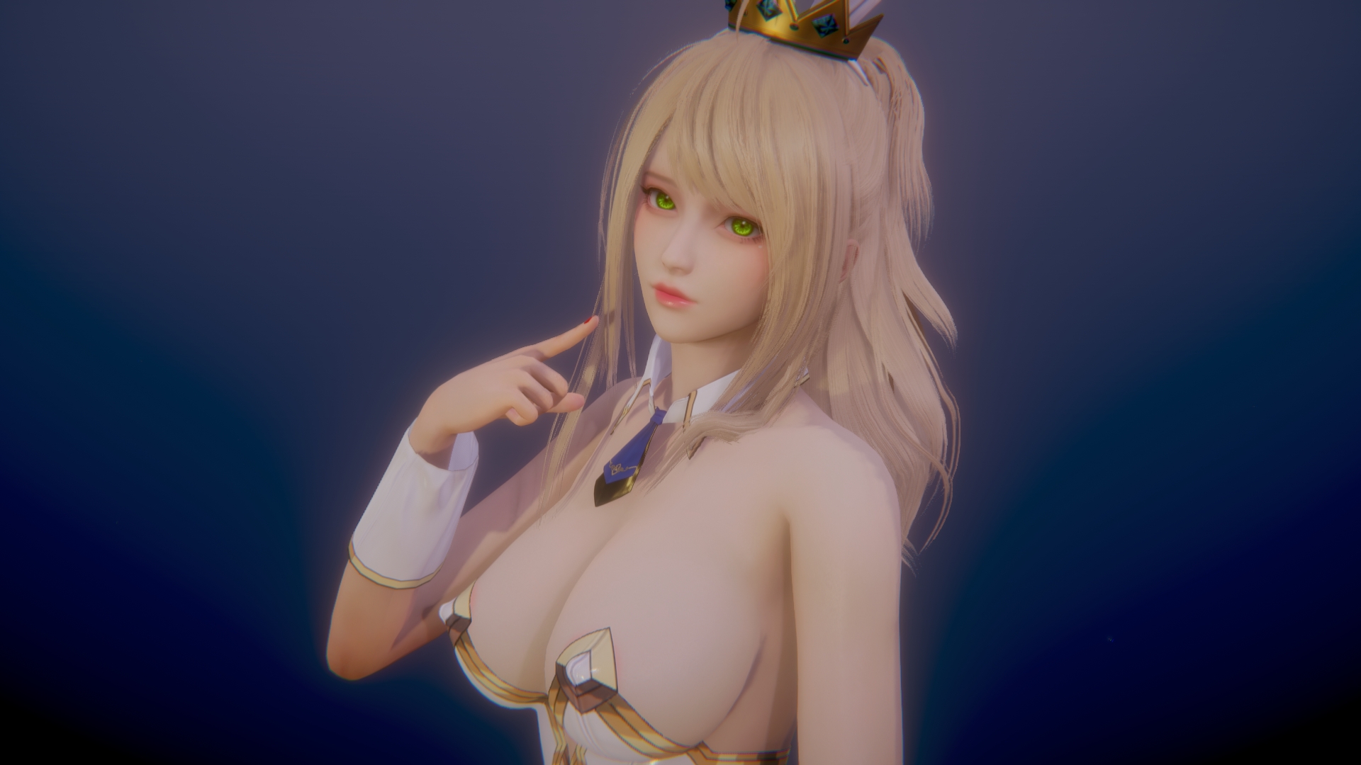 Honey Select 2 Honey Select 2 3d Girl Bunny Sexy Aigirl Big Tits Big Breasts Outfit Long Legs Animal Ears Sfw 4