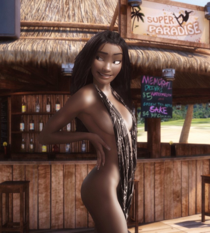 Raya vs horny vacation Raya Raya And The Last Dragon Disney Beach Boobs Vacation Dark Skin Female Horny Summer