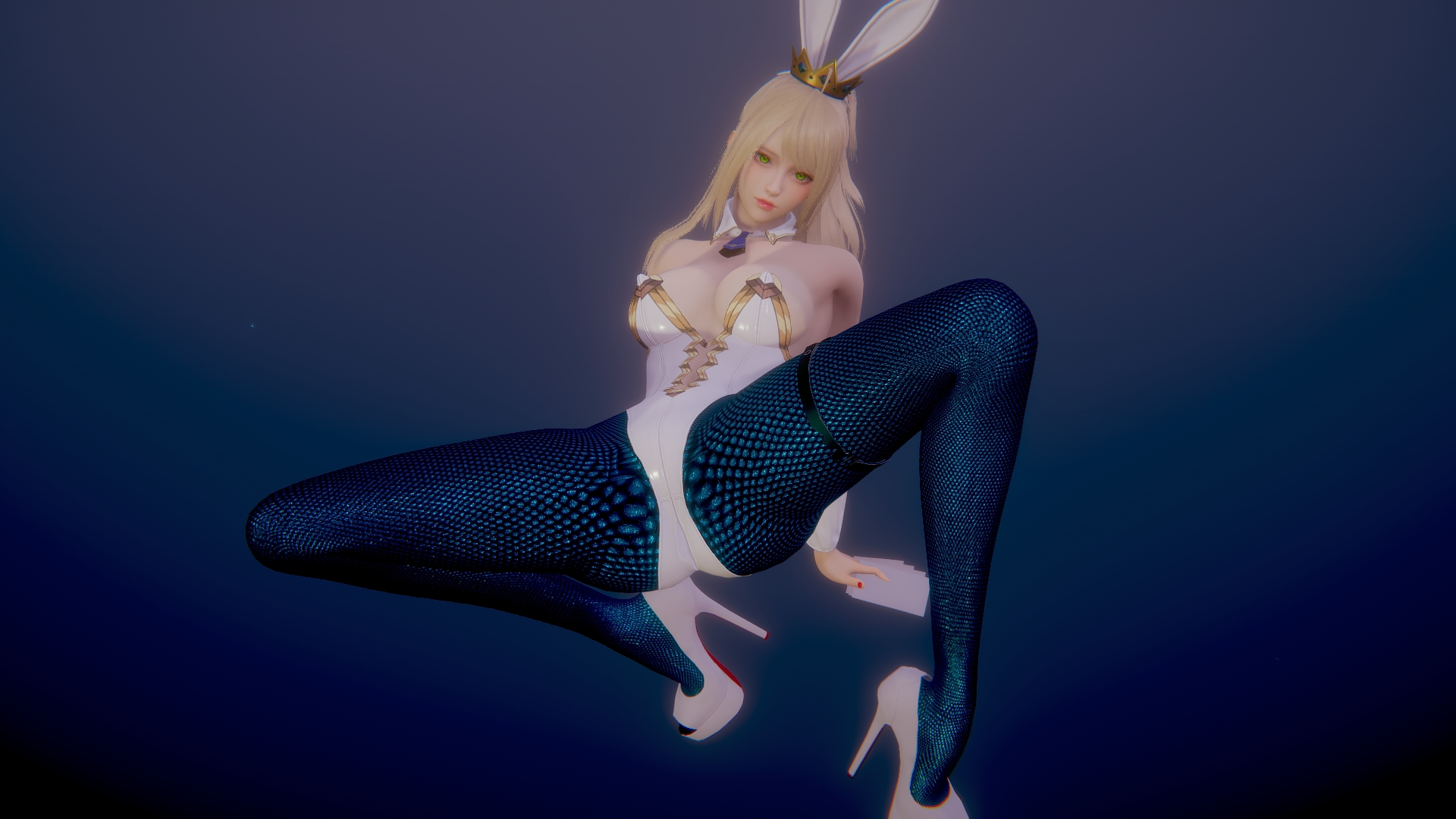 Honey Select 2 Honey Select 2 3d Girl Bunny Sexy Aigirl Big Tits Big Breasts Outfit Long Legs Animal Ears Sfw 7
