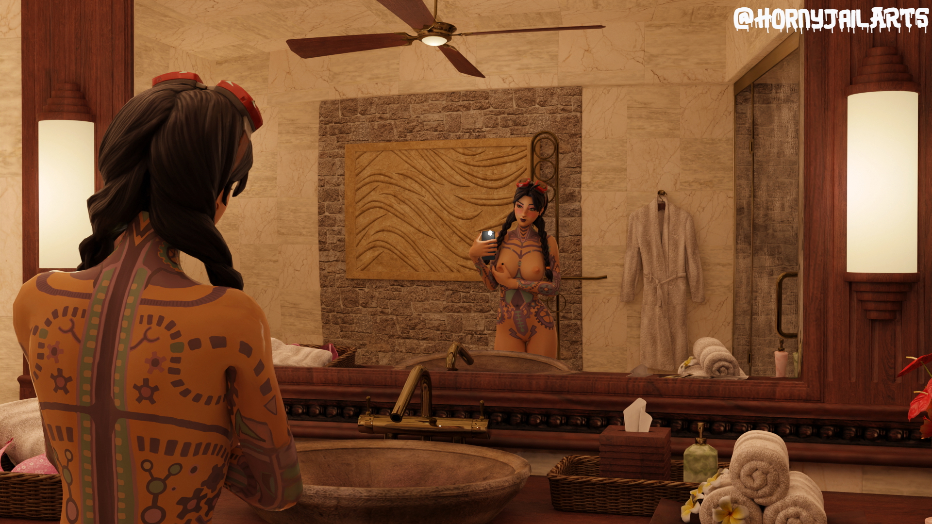 pov: you are watching jules as she showers Jules Fortnite Fortnite 3d Porn 3d Girl 1girl Rule34 Sexy Hot Photoshoot 4