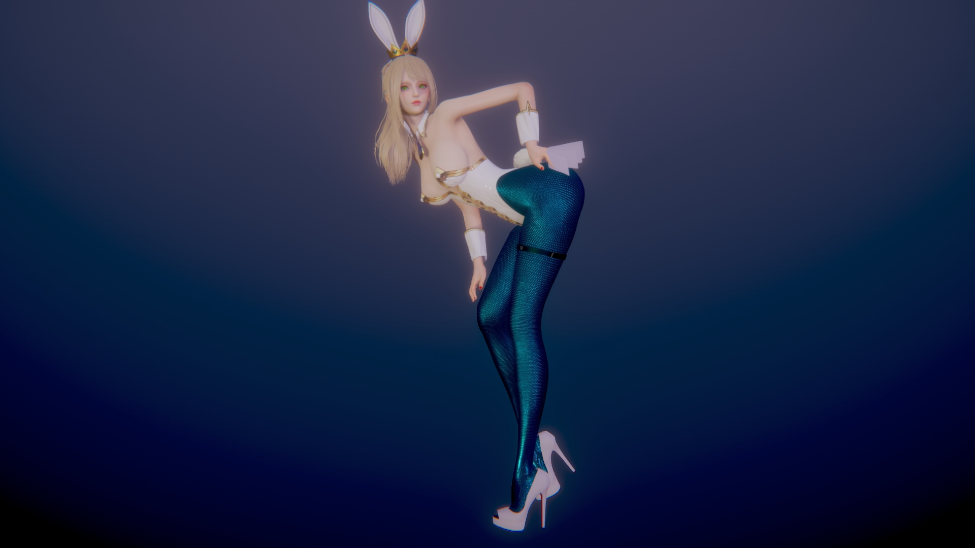 Honey Select 2 Honey Select 2 3d Girl Bunny Sexy Aigirl Big Tits Big Breasts Outfit Long Legs Animal Ears Sfw 10