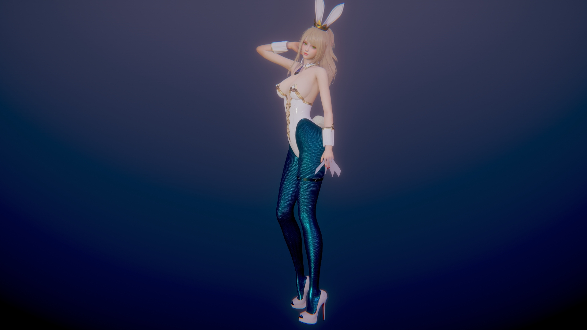 Honey Select 2 Honey Select 2 3d Girl Bunny Sexy Aigirl Big Tits Big Breasts Outfit Long Legs Animal Ears Sfw 11