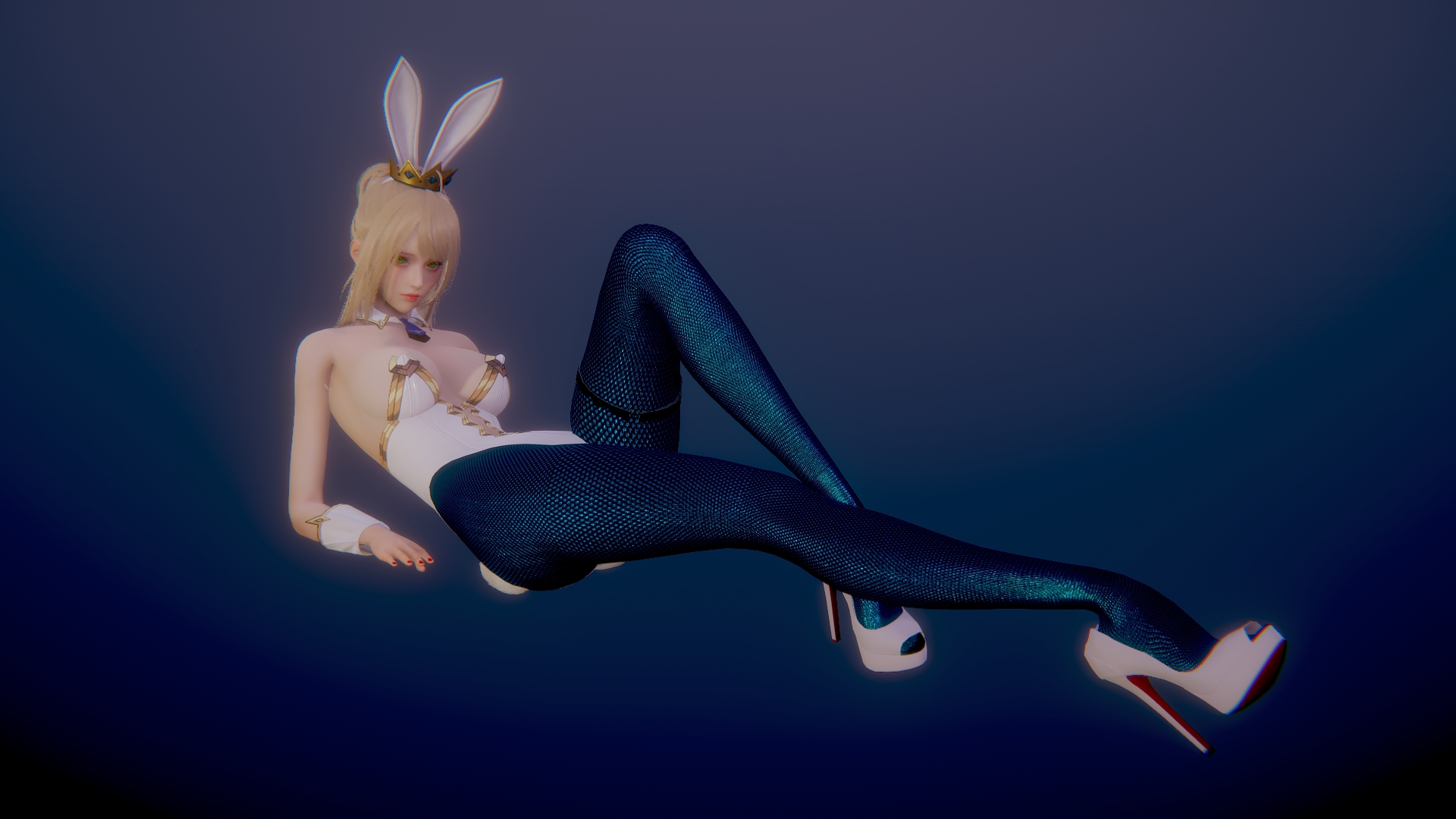Honey Select 2 Honey Select 2 3d Girl Bunny Sexy Aigirl Big Tits Big Breasts Outfit Long Legs Animal Ears Sfw 13