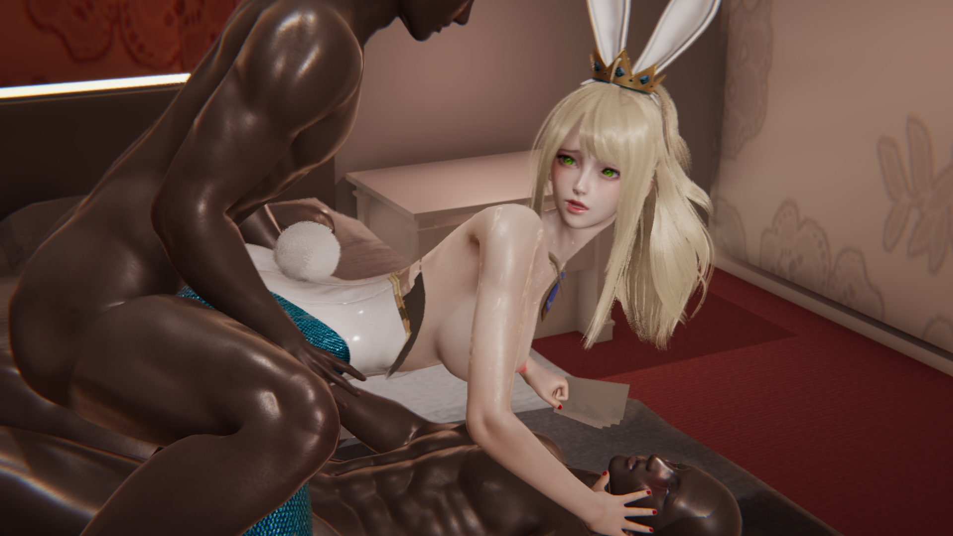 Honey Select 2 Threesome Blacked Bunny 3D Girl Honey Select 2 3d Girl Threesome Double Penetration Black Cock Aigirl Bunny 3d Porn Sex Pussy Anal 8