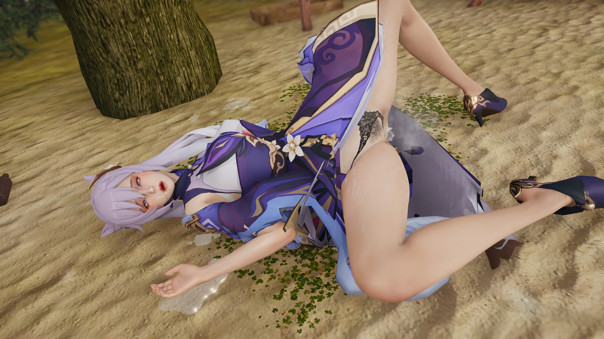 Honey Select 2 Fucked by three guys Honey Select 2 Blowjob Oral Foursome Oral Sex Cum 10