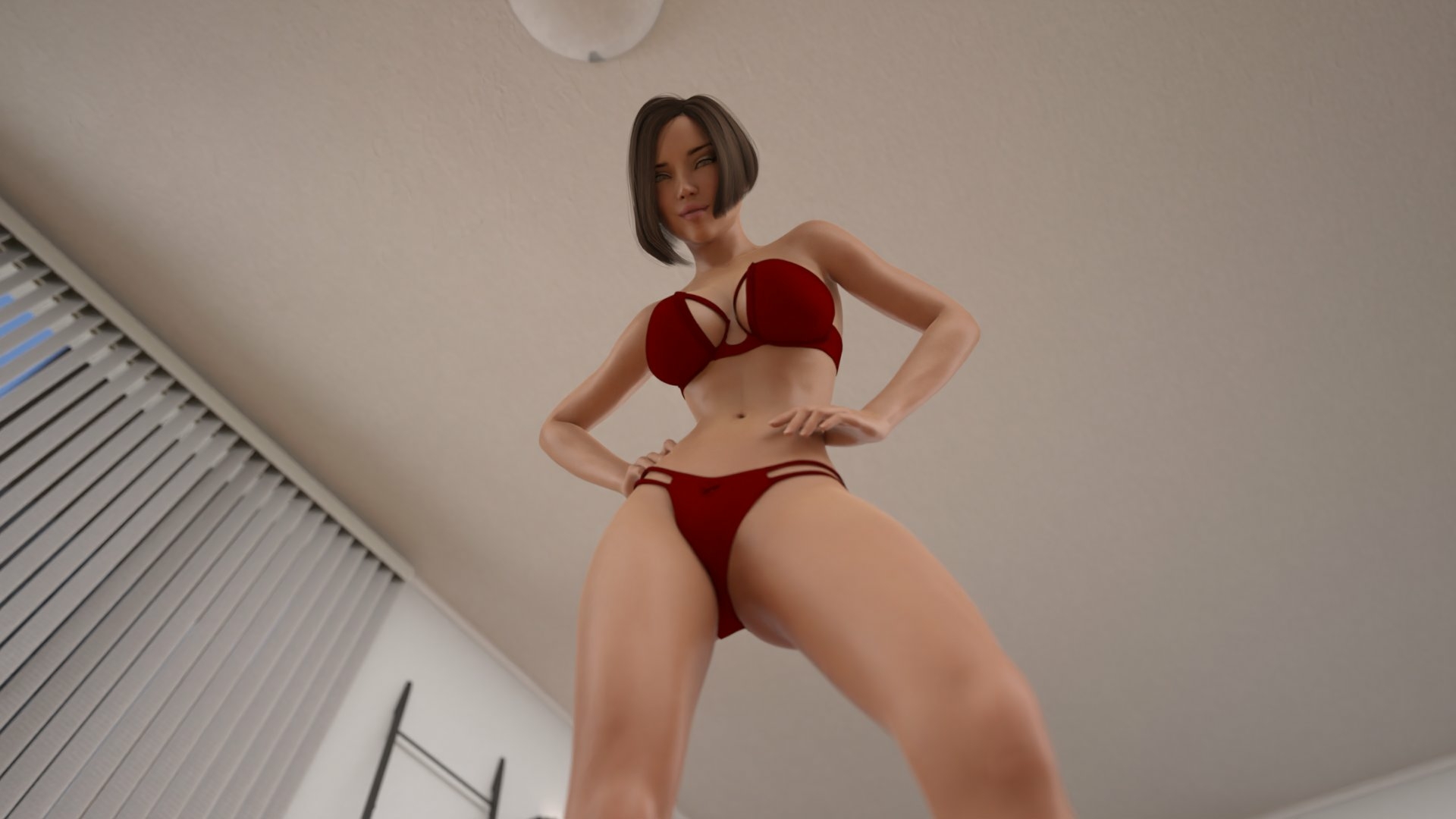 Who s ready for Escape v0.20?!? Acexgamestudio Original Character Bikini Sexy Horny Face Horny 3d Porn