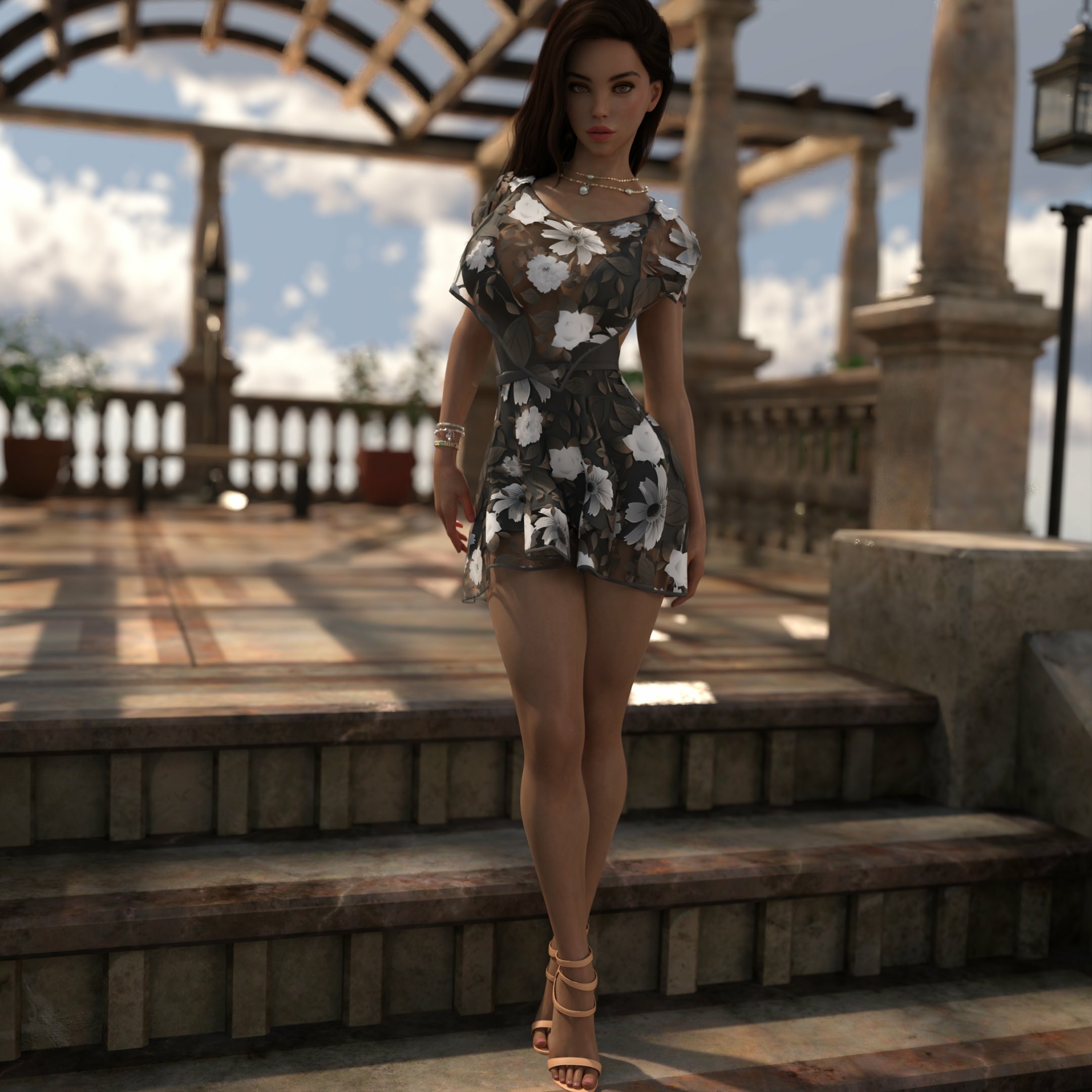 This pinup set of Jade is dropping soon! Acexgamestudio Original Character Nipples Pink Nipples Lingerie Big Dick Sexy Horny Face Horny 3d Porn