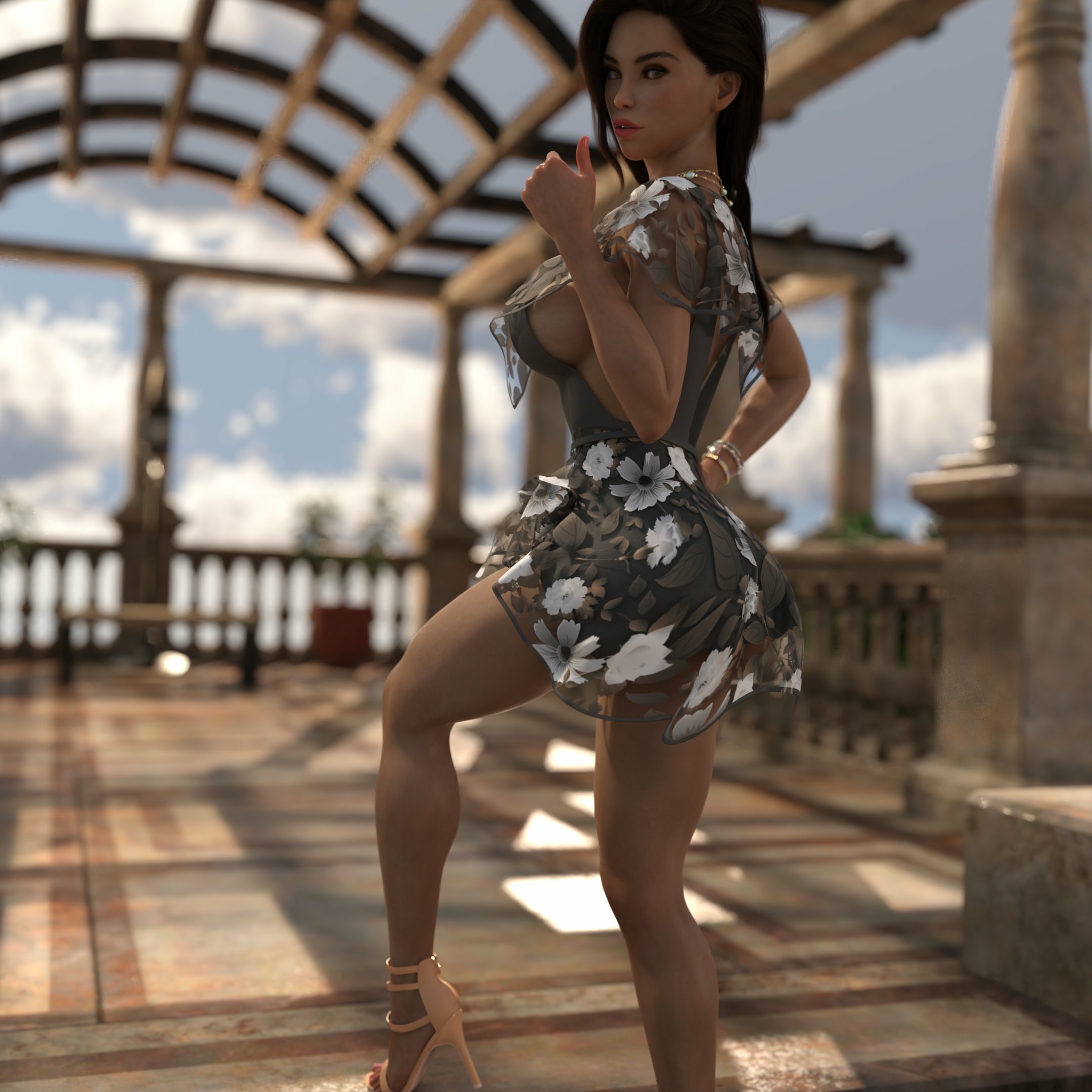 This pinup set of Jade is dropping soon! Acexgamestudio Original Character Nipples Pink Nipples Lingerie Big Dick Sexy Horny Face Horny 3d Porn 2