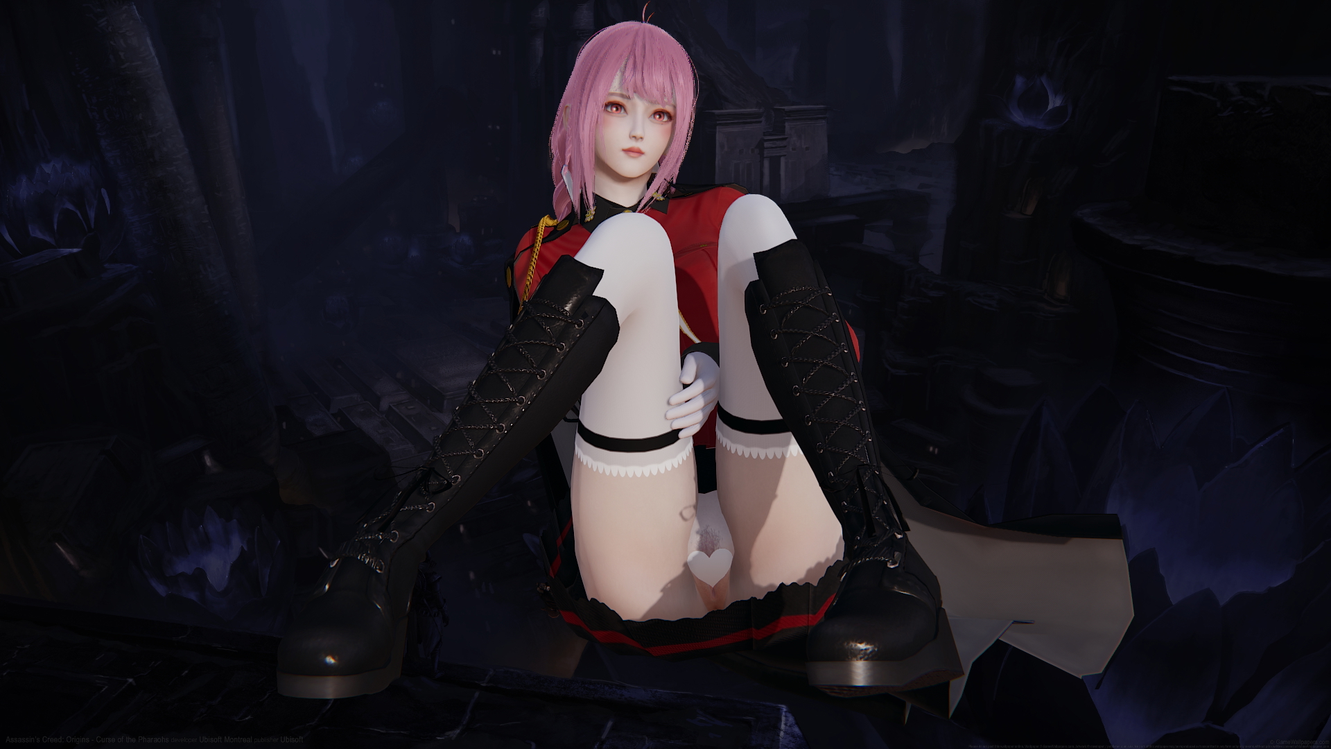 Cute girl showing off her pussy Honey Select 2 Honey Select 2 Cute Innocent Outfit Nude Pussy Masturbating Solo 13