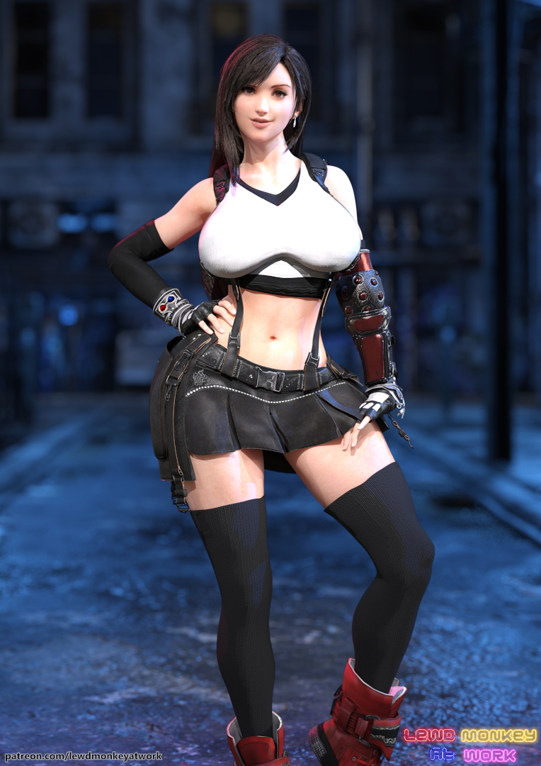 Tifa - Final Heaven Tifa Lockhart Tifa Final Fantasy Final Fantasy 7 Final Fantasy 7 Remake Final Fantasy VII Pinup Sexy Nude Big Tits Big Ass Pussy Render 2