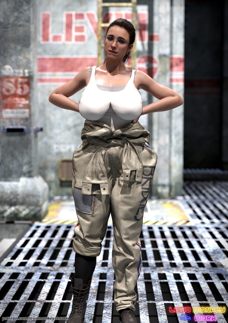 Mama - Pinups Mama Death Stranding Pinup Sexy Nude Big Tits Big Ass Pussy Render