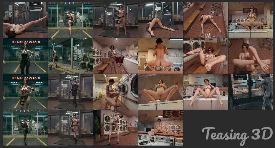 Jill Valentine Washing time Part 1 Jill Valentine 3dxgirls 5