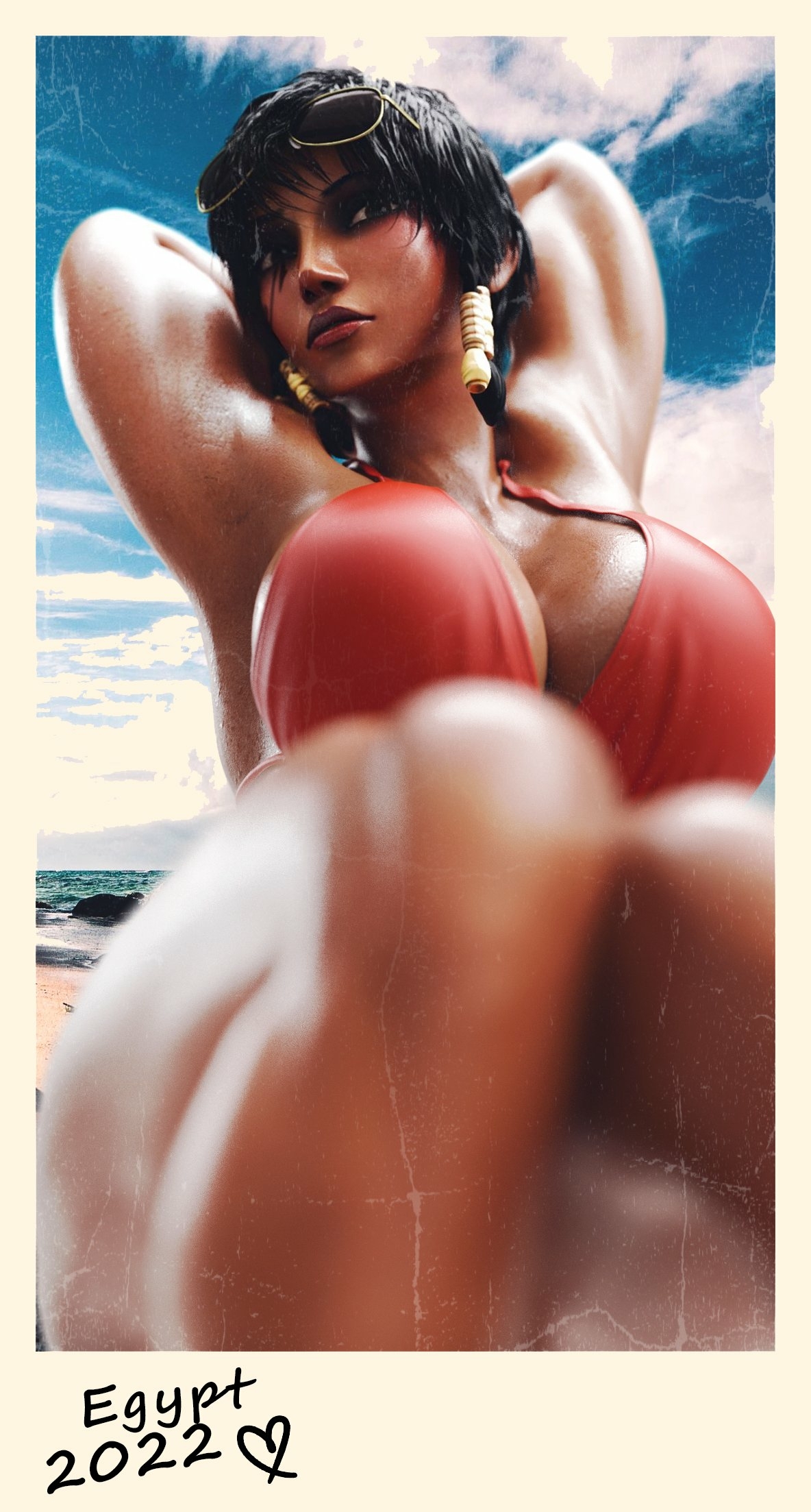 Memories. Pharah Overwatch Naked Nsfw Boobs Big boobs Tits Pink Nipples Sexy 3d Porn