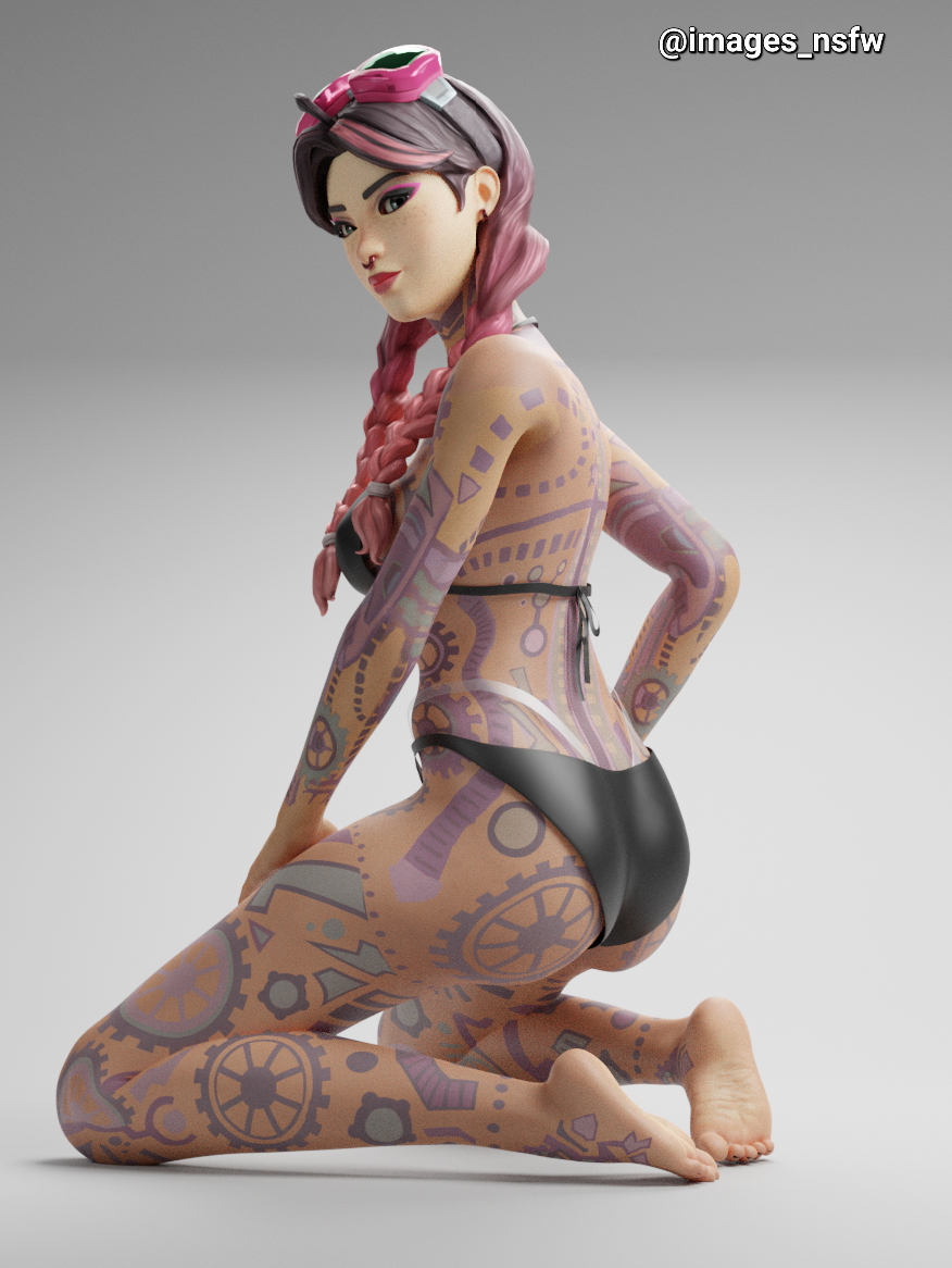 Jules en bikini 🤭💕 Fortnite Jules Jules Fortnite Bikini Sexy Bikini 3d Porn Blender3d Nsfw Hentai Model 2