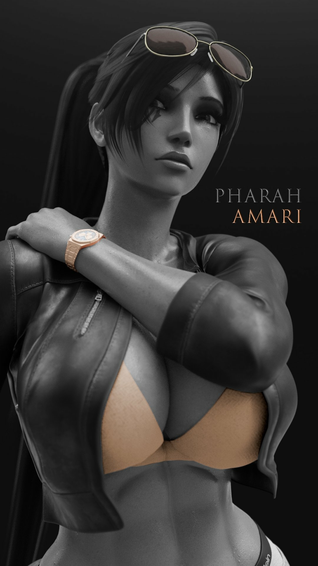 Pharah. Pharah Overwatch Lingerie Big boobs Horny Face Sexy 3d Porn