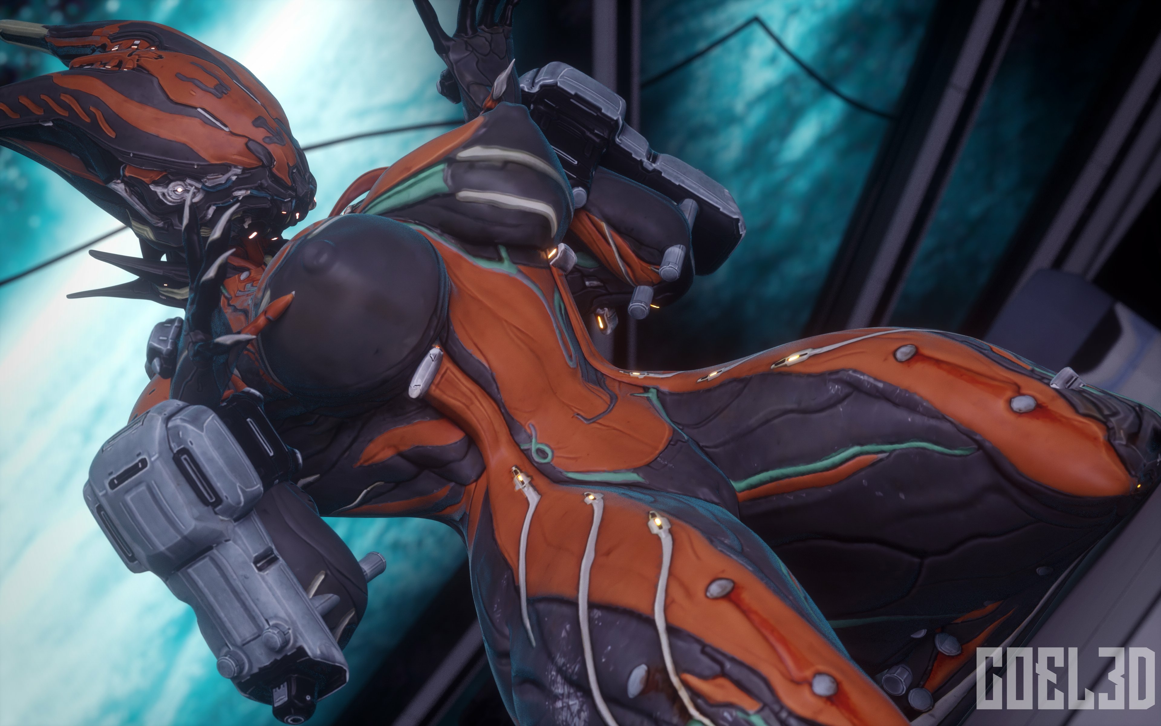 Valkyr being cute and using her lower paws to tease a prime cock >:3. Valkyr Warframe Big Dick Dickgirl Boobs Big boobs Horny Face Sexy Furry 3d Porn