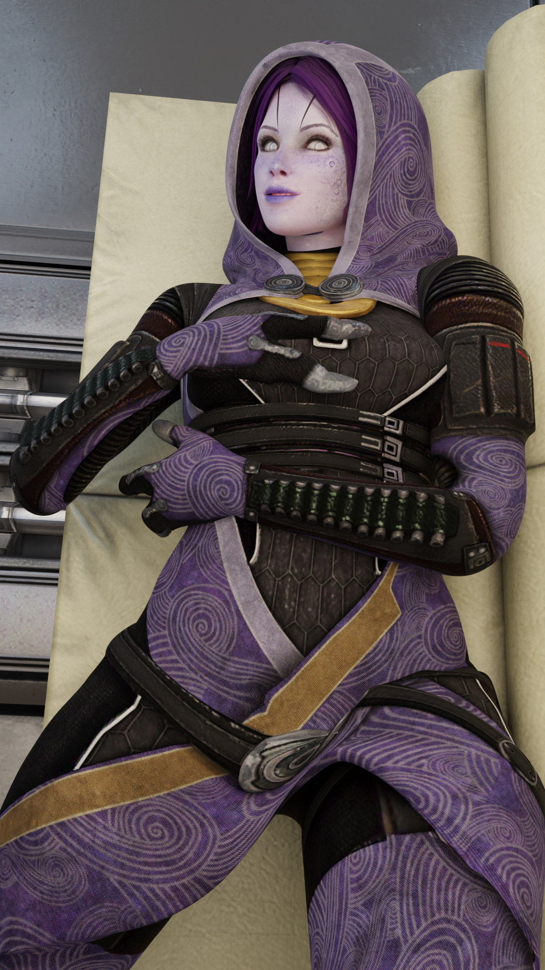 Tali having fun Tali Zorah Tali'zorah Nar Rayya Mass Effect Alien Girl Licking Licking Cock Bwc 2