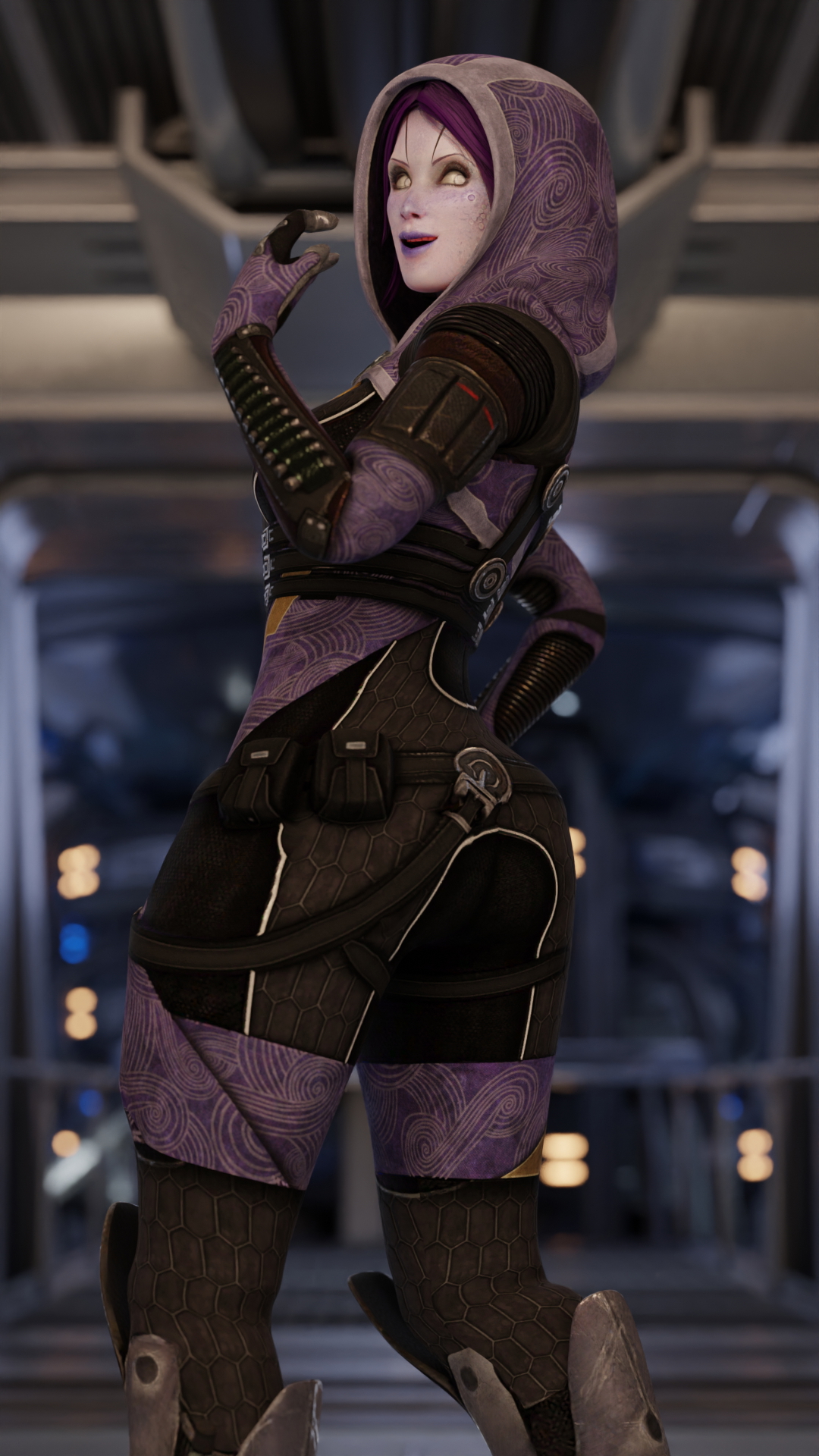 Tali having fun Tali Zorah Tali'zorah Nar Rayya Mass Effect Alien Girl Licking Licking Cock Bwc 7