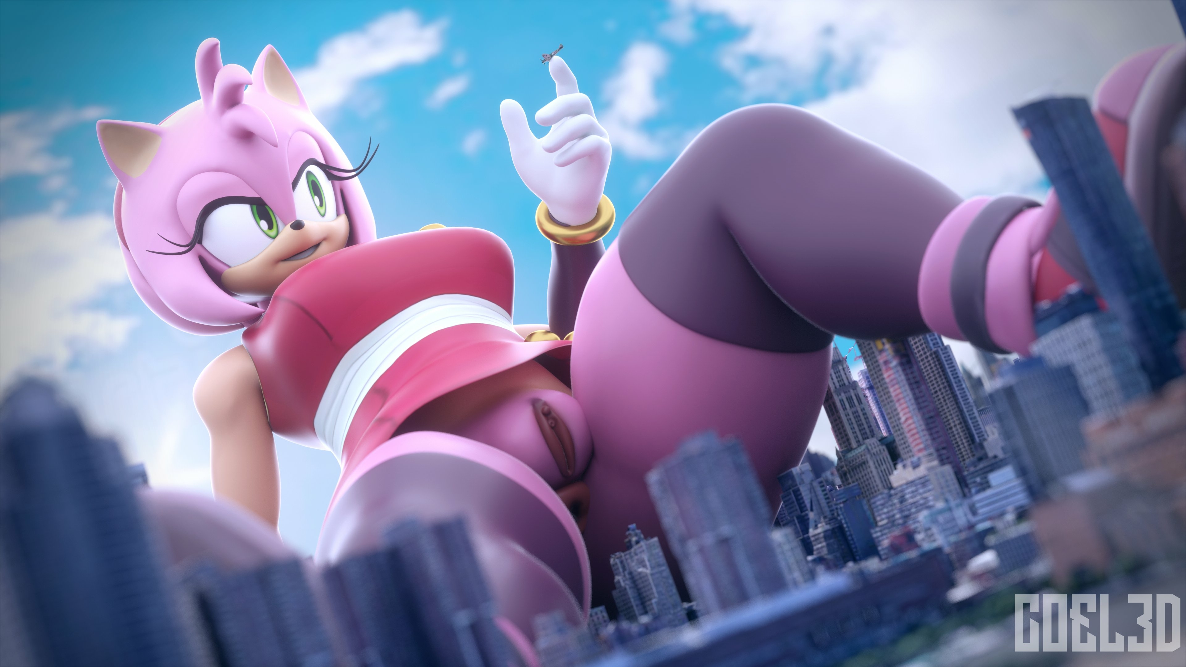 She s huge haha  Amy Rose Sonic Pussy Horny Face Sexy Furry 3d Porn