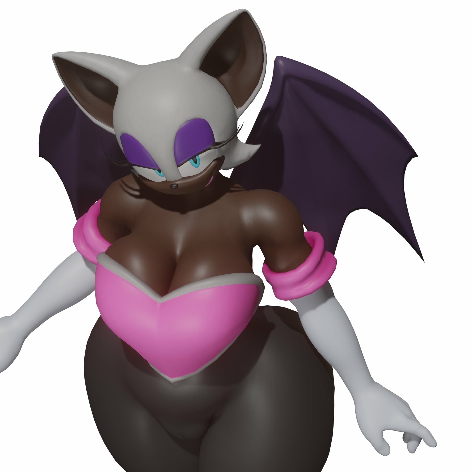 rogue the bat wow Rogue Sonic Boobs Naked Big boobs Sexy Furry 3d Porn