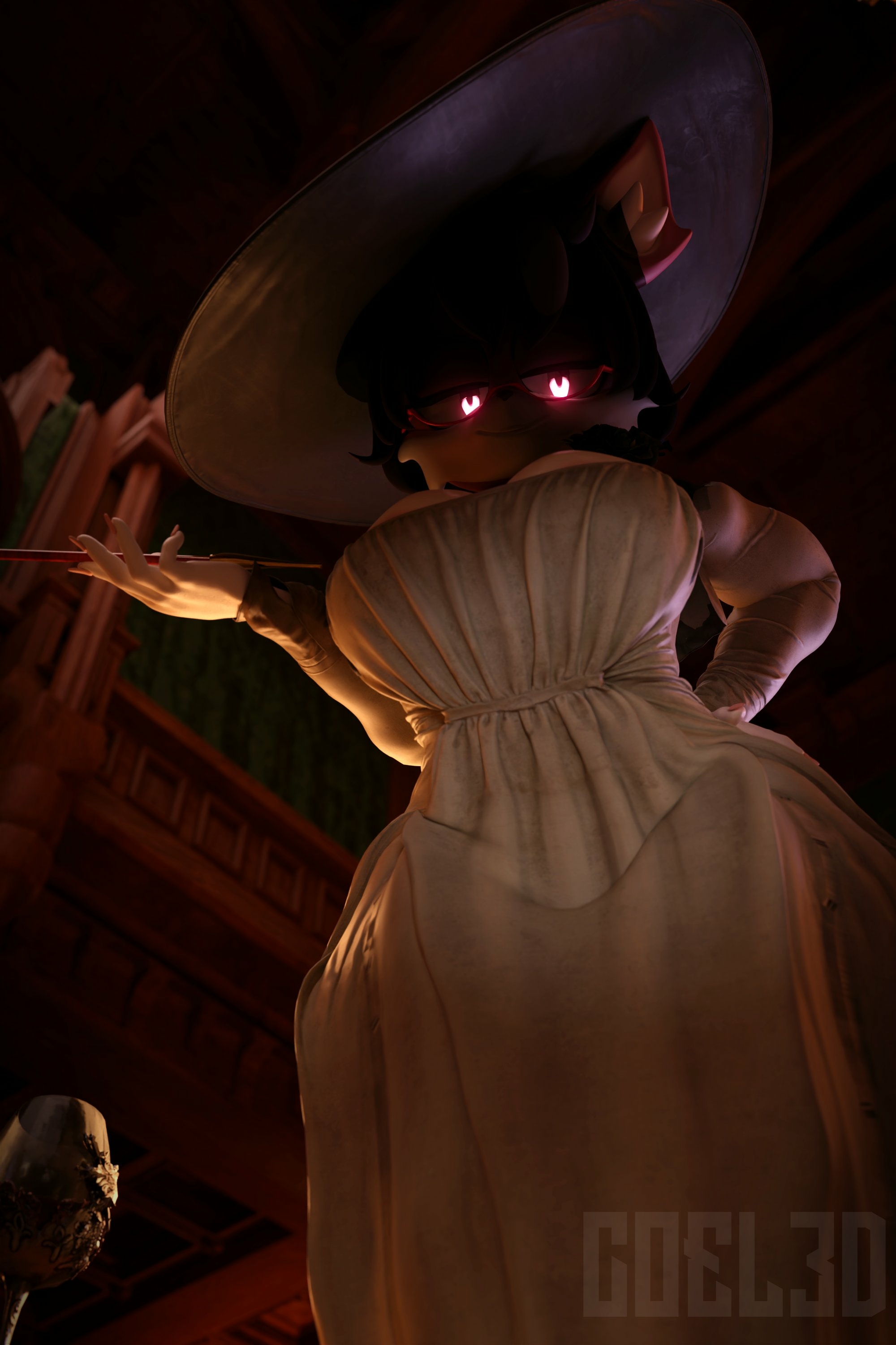 She welcomes you to her castle but she looks quite bigger than the townsfolk told you. She surely has intentions with yo Sonic Original Character Boobs Big boobs Horny Face Sexy Furry 3d Porn