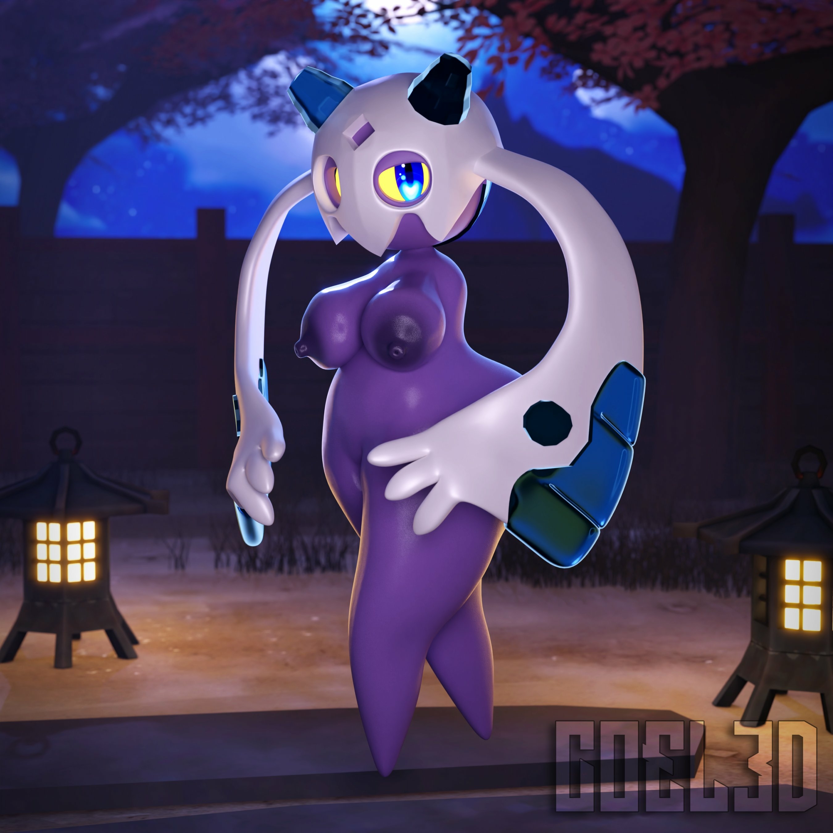 So... I made a froslass model out of boredom lol... Froslass Pokemon Naked Ass Horny Face Sexy Furry 3d Porn Boobs