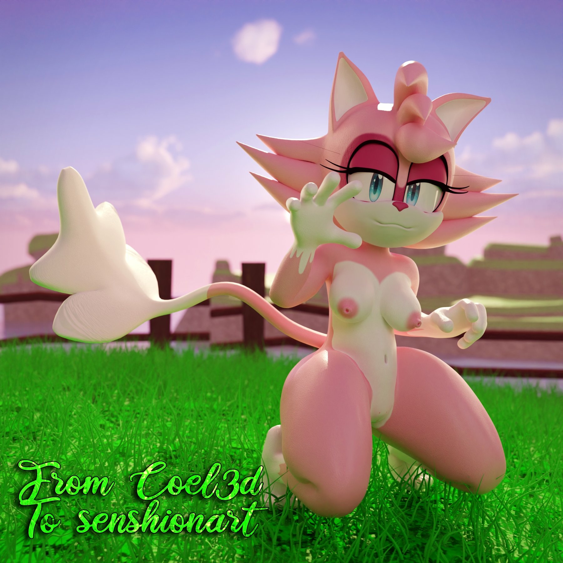 Hope you like it! Sonic Original Character Nipples Horny Face Sexy Furry 3d Porn Boobs