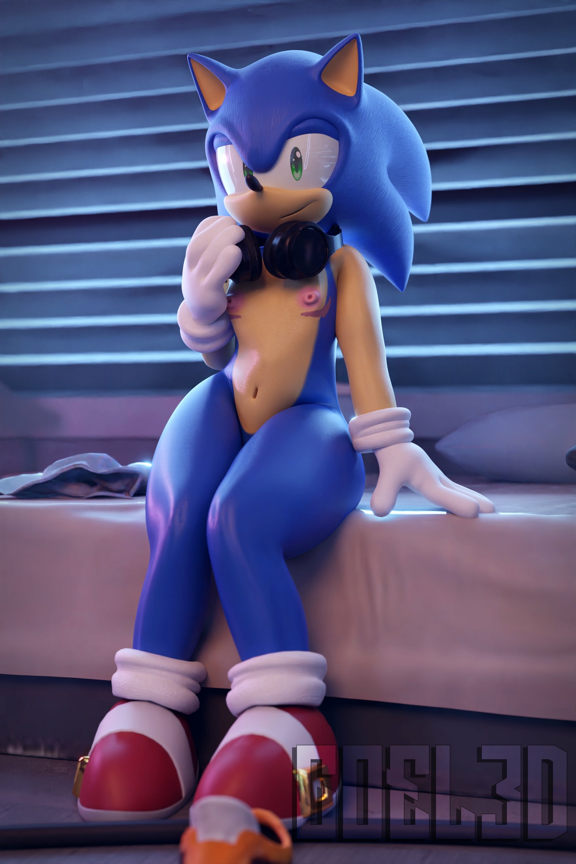 Cute Trans-masc Sonic. Sonic Chracter Sonic Naked Horny Face Sexy Furry 3d Porn