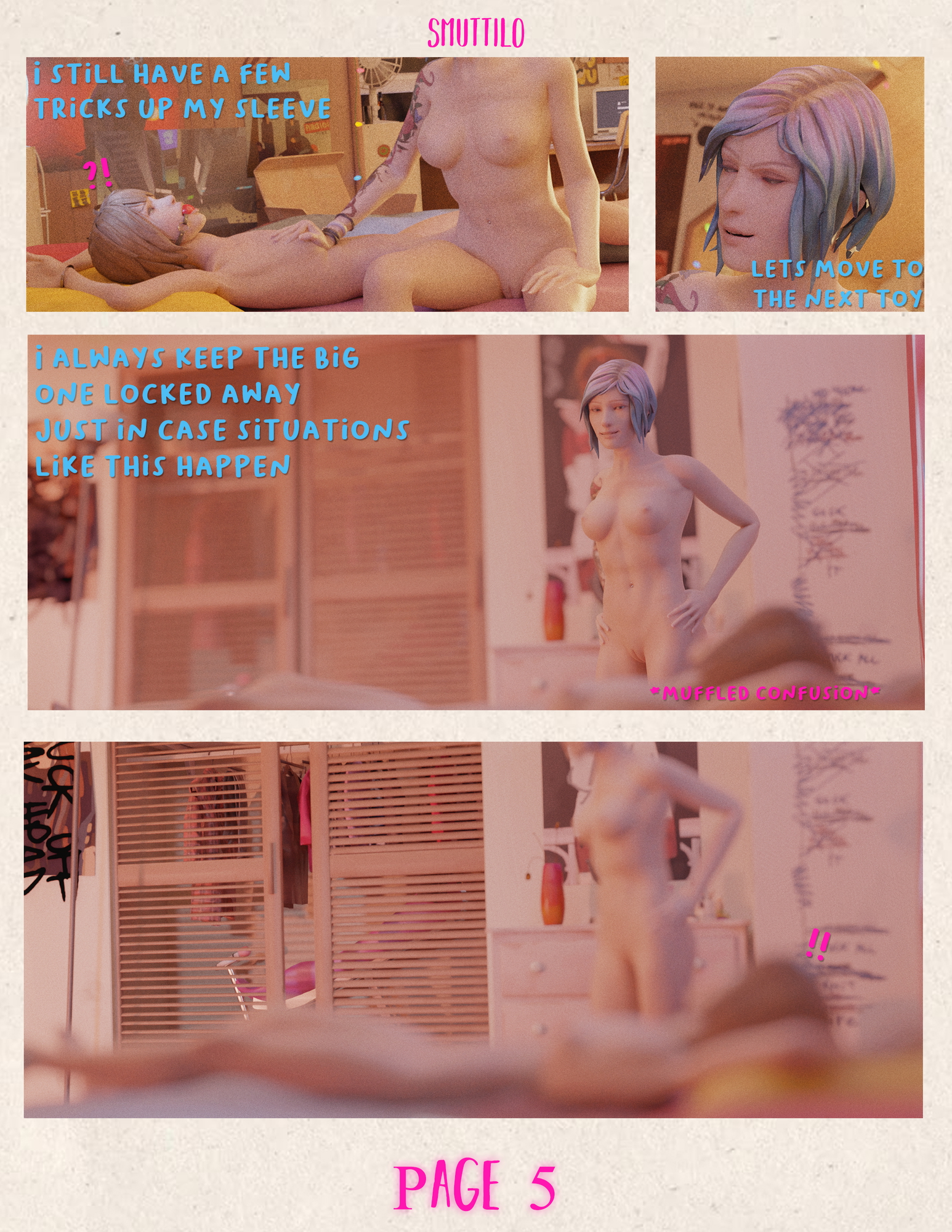 Discovery Comic full Life is Strange Max Caulfield Chloe Price Life Is Strange Bdsm Vibrator Comic Bed Cunnilingus 2girls Lesbian 6