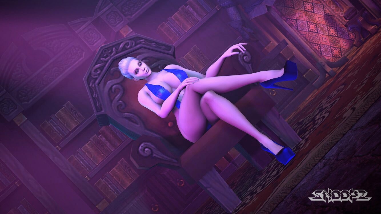 This gal has some good experience to teach. World Of Warcraft Lingerie Boobs Ass Sexy Horny Face 3d Porn