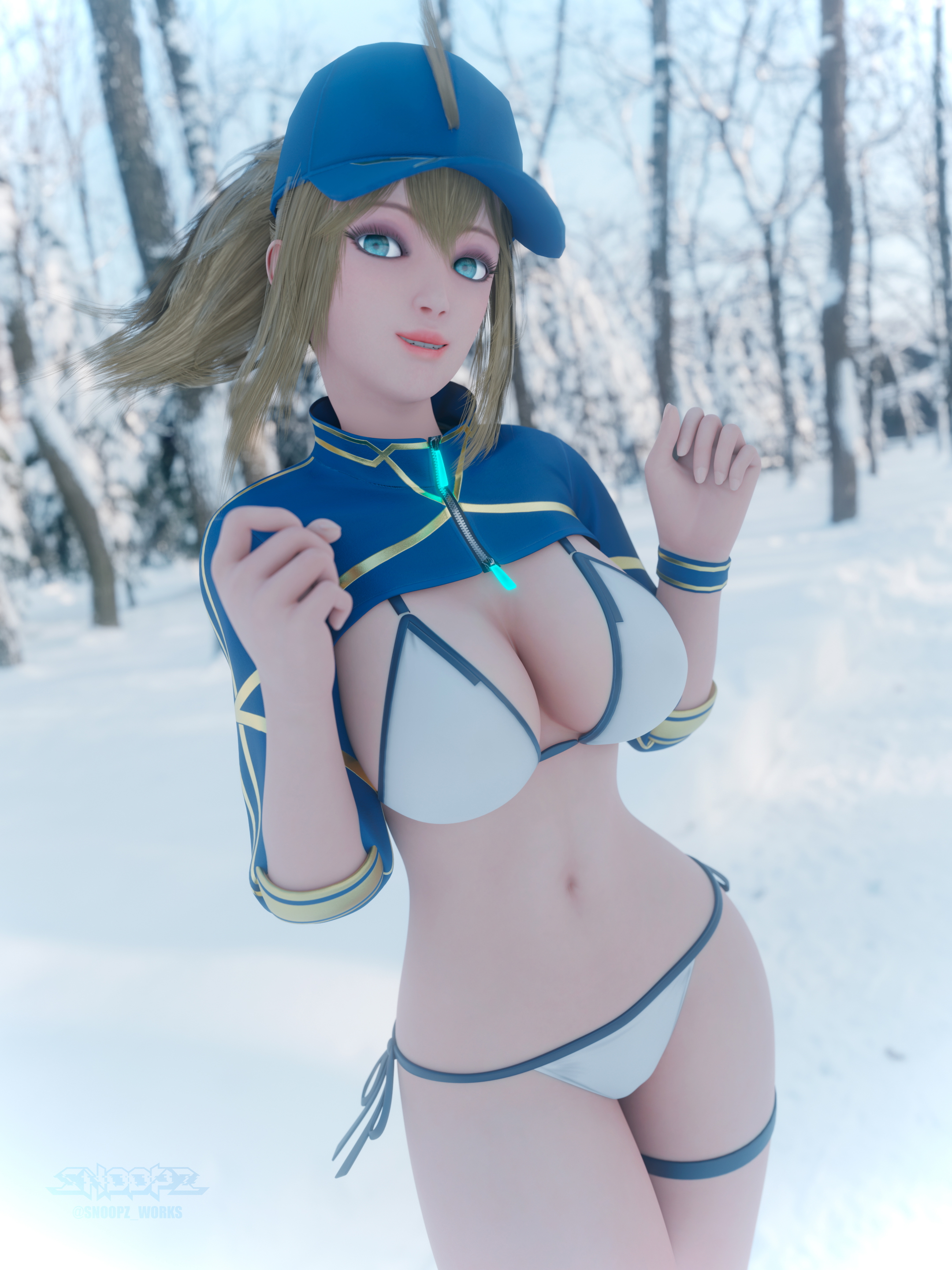 -M.H.XX HDRI- Ryanreos Bikini Naked Horny Face Ass Big boobs Boobs Sexy 3d Porn