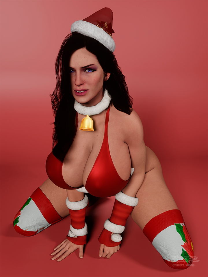 thicc milf Yennefer di Vengerberg The Witcher Bikini Naked Horny Face Ass Big boobs Boobs Sexy 3d Porn