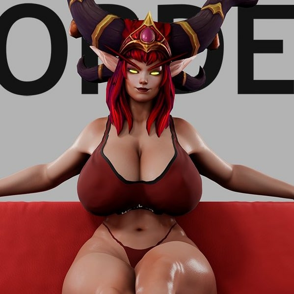 Alexstrasza needs your help! Alexstrasza World Of Warcraft Back View Sexy Lingerie Ass Boobs Big boobs Horny Face Sexy 3d Porn