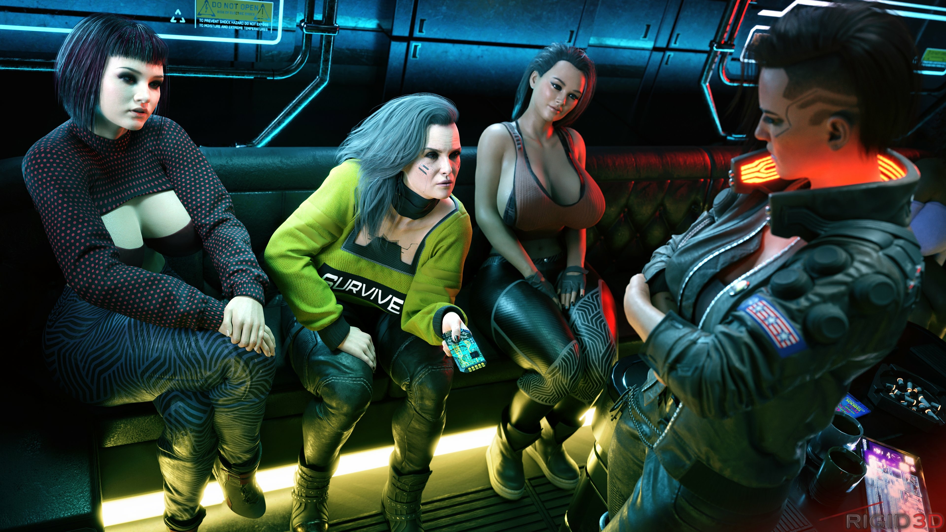 Looks like V wants a different form of payment from Rogue this time. Rogue Amendiares V Cyberpunk Valerie Cyberpunk2077 Futanari Futa Futa On Female Big Dick Dickgirl Sexy Horny Face 3d Porn 2