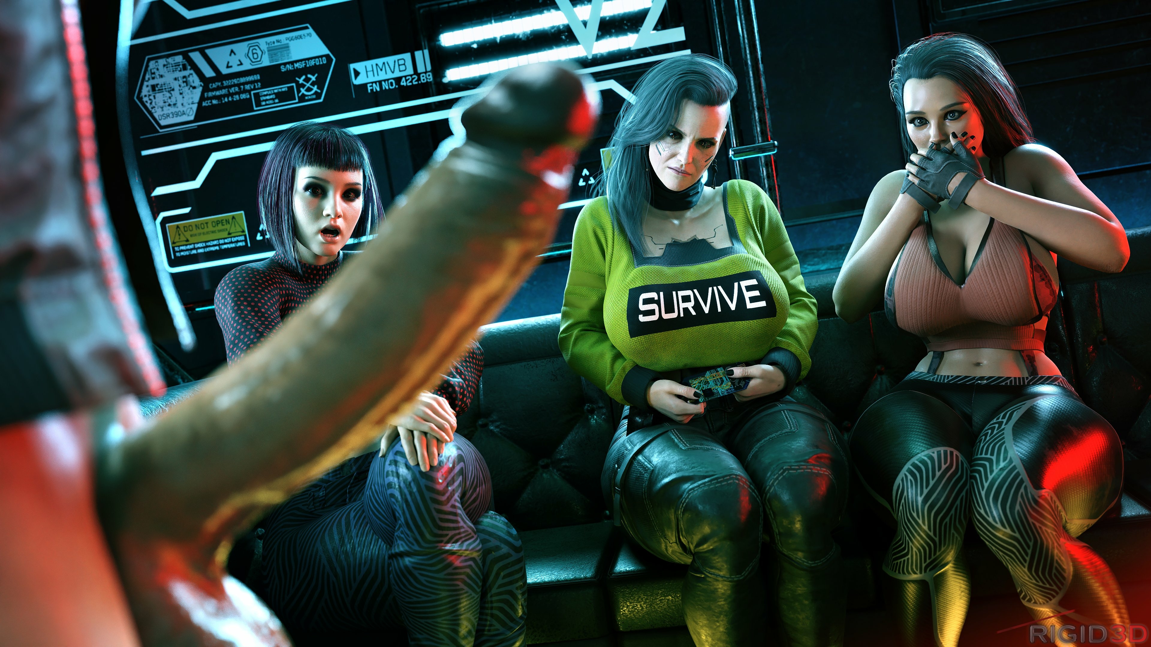 Looks like V wants a different form of payment from Rogue this time. Rogue Amendiares V Cyberpunk Valerie Cyberpunk2077 Futanari Futa Futa On Female Big Dick Dickgirl Sexy Horny Face 3d Porn 4