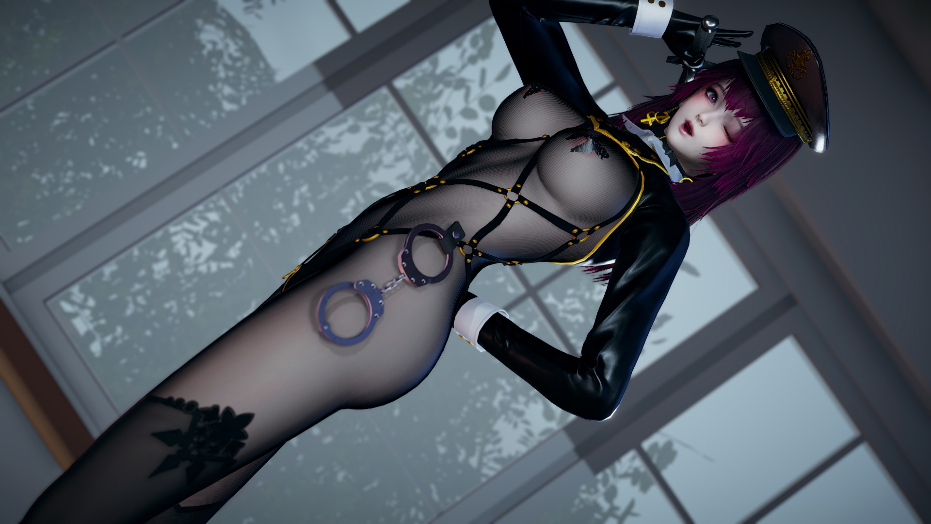 Honey Select 2 Sexy Cop Honey Select 2 Police Cop Sexy Outfit Handcuff Character Game Videogame 2