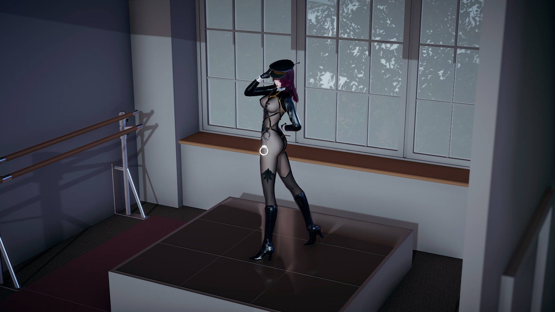 Honey Select 2 Sexy Cop Honey Select 2 Police Cop Sexy Outfit Handcuff Character Game Videogame 11