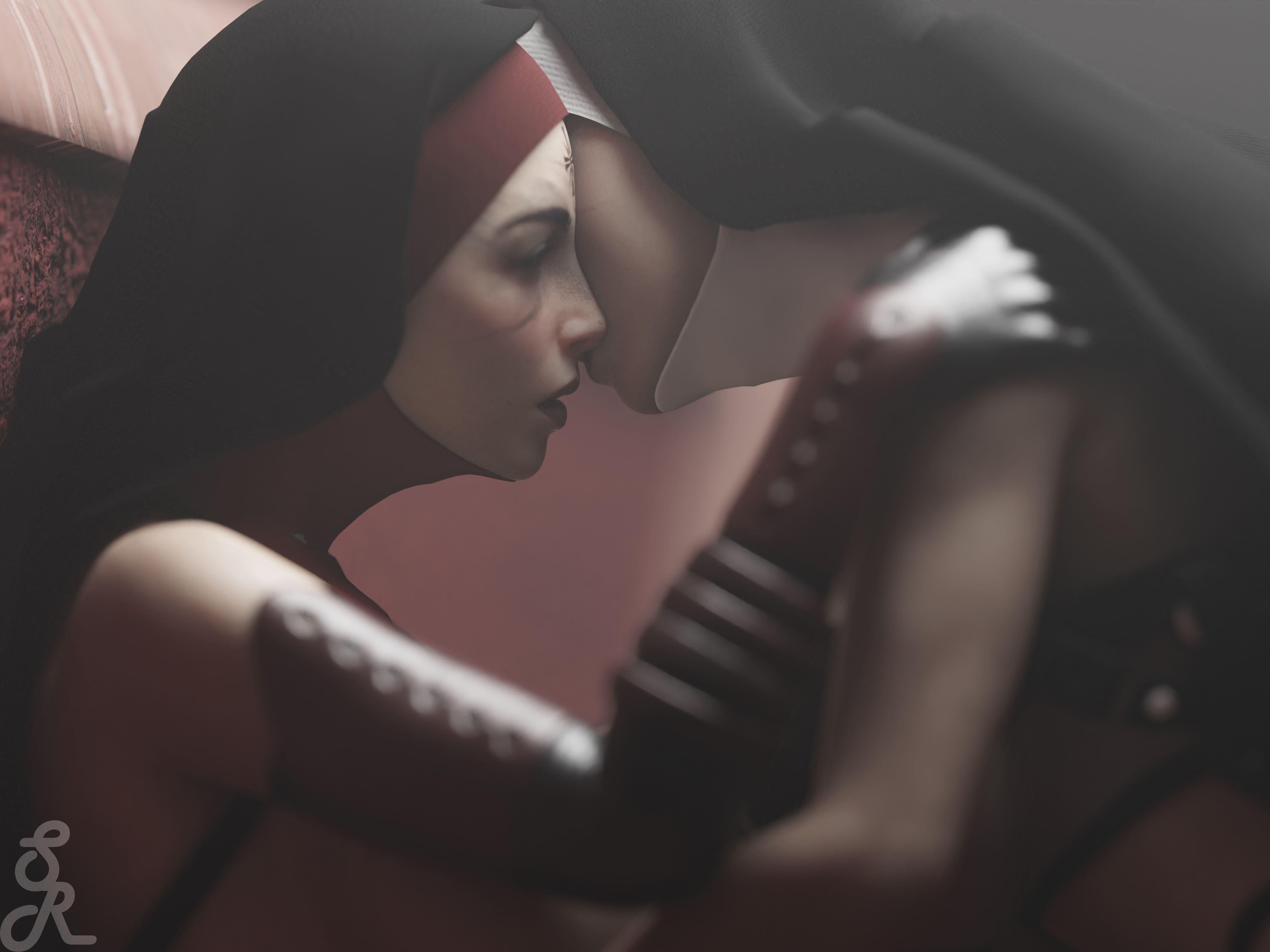 Seducing  Nun Big Tits