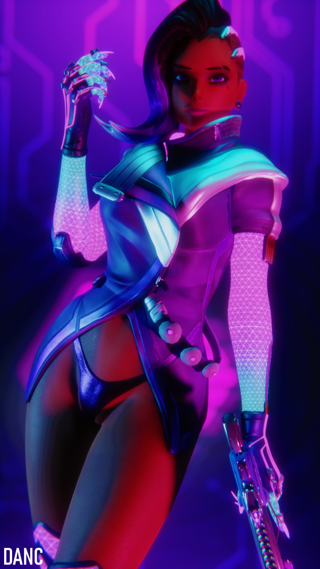 SOMBRA FANART Sombra Sombra (overwatch) Overwatch Sfw