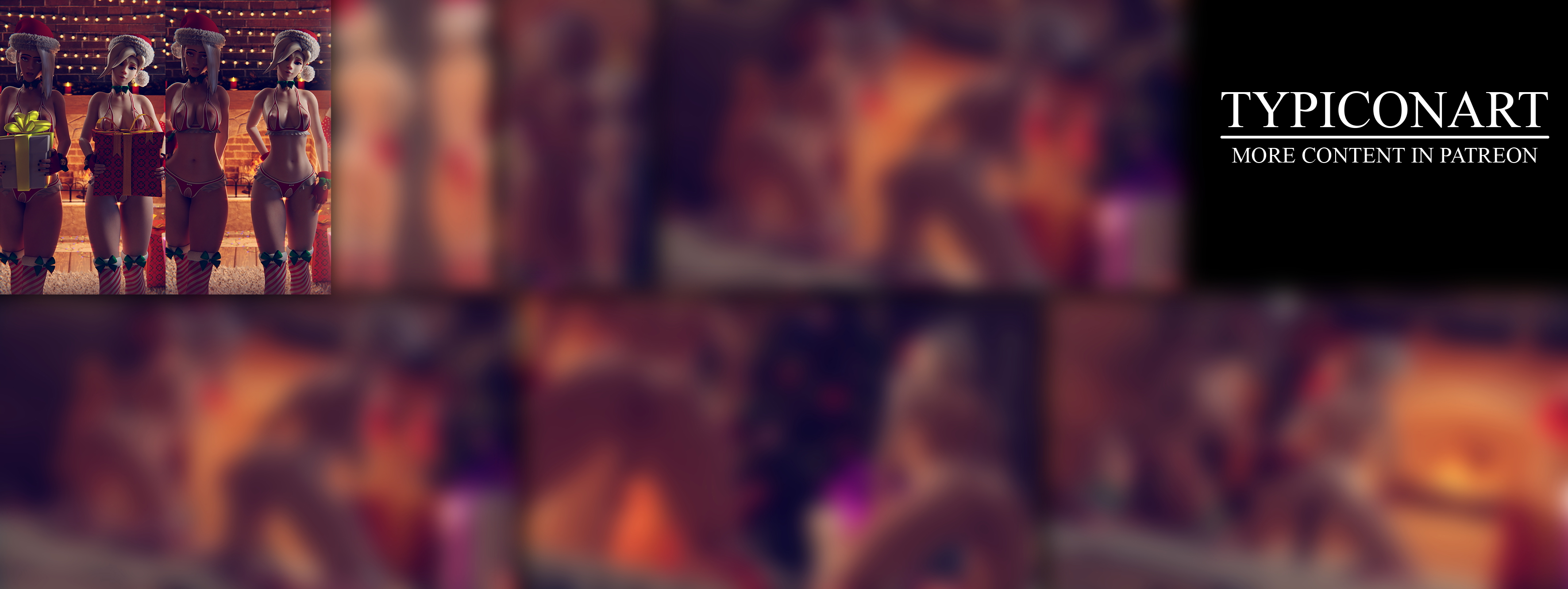 Overwatch. Christmas Mercy and Ashe. Overwatch Mercy Ashe Ashe (overwatch) Christmas Big Tits Big Ass Big boobs Big Breasts Big Nipples 3d Porn 3d Girl Pussy 3